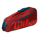 Wilson Wilson Junior Racket Bag 3 Pack-Red