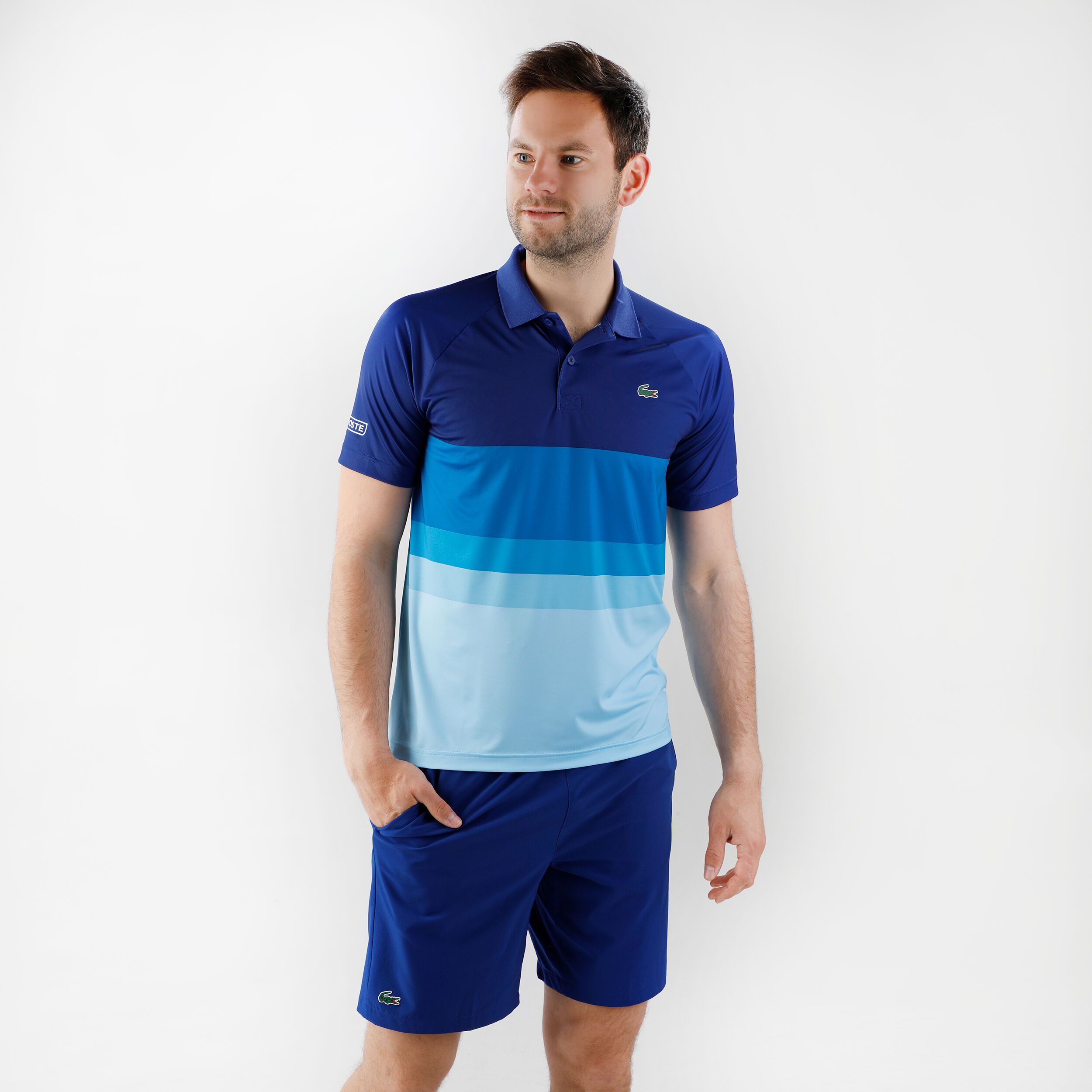 Lacoste Novak Djokovic Novak Djokovic Polo Men Blue, Light