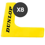 Dunlop Coach equipment Dunlop Marking Corner 8 Pack-Yellow
