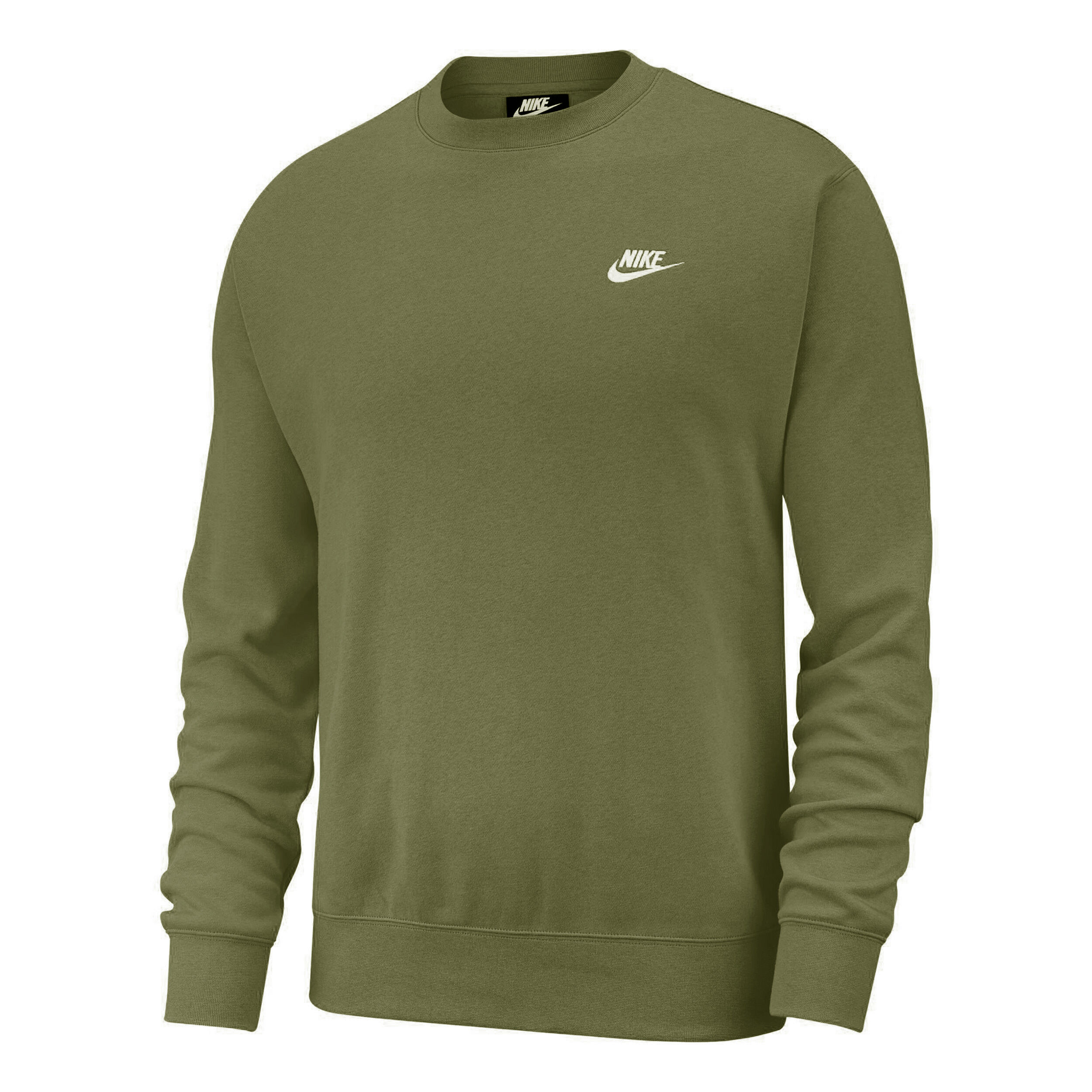 Nike sweater olive green sales