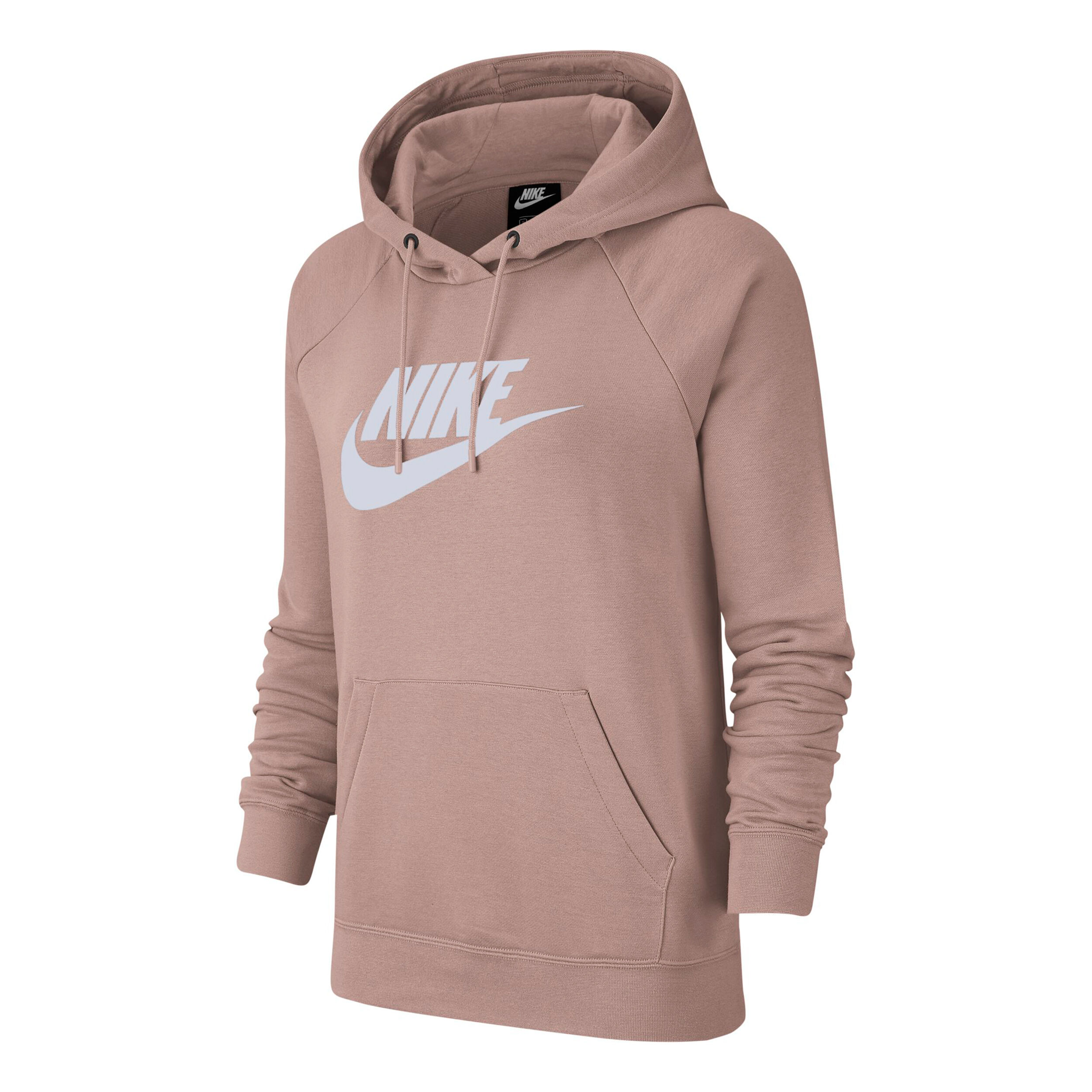 nike essential hoodie dusty pink