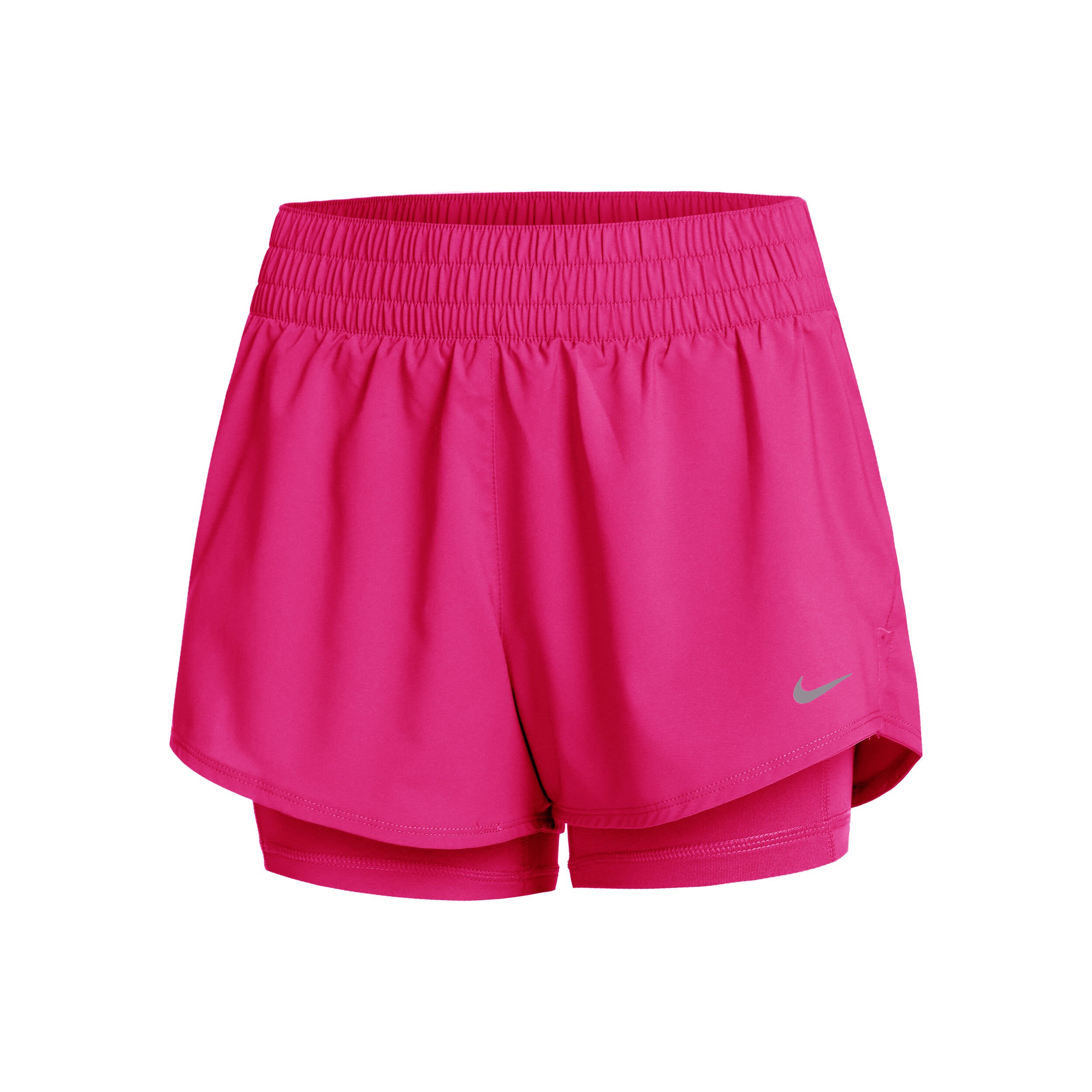 Buy Nike Dri Fit Mid Rise 3in 2in1 Shorts Women Pink online