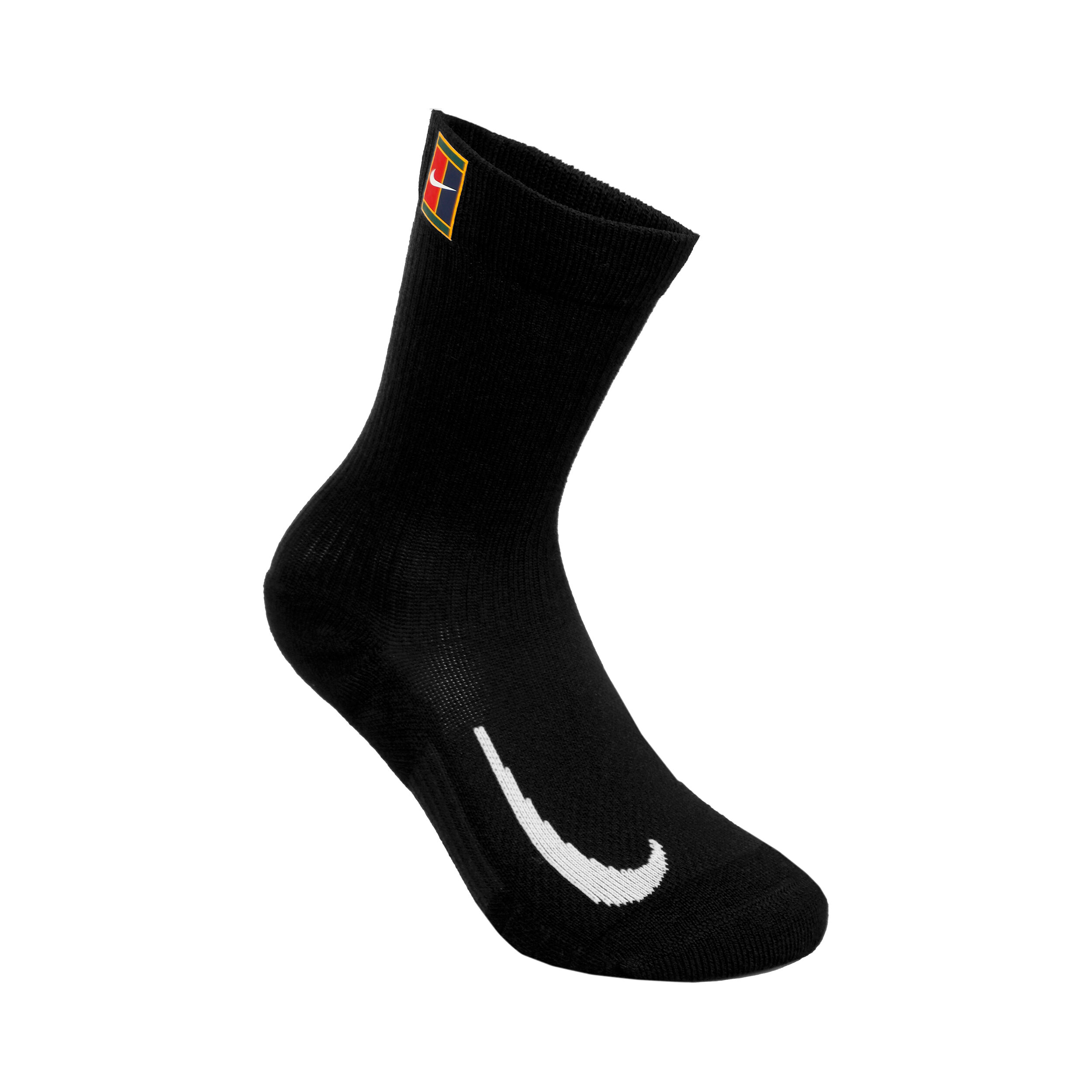 Buy Nike Court Multiplier Cushioned Tennis Socks 2 Pack Black
