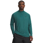 Under Armour Clothing Under Armour Tech Textured Half-Zip Long sleeve Men-green, black