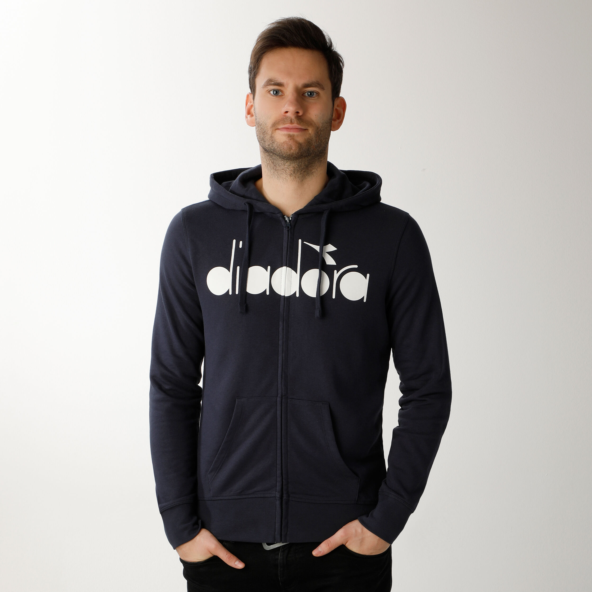 Diadora hoodie mens top