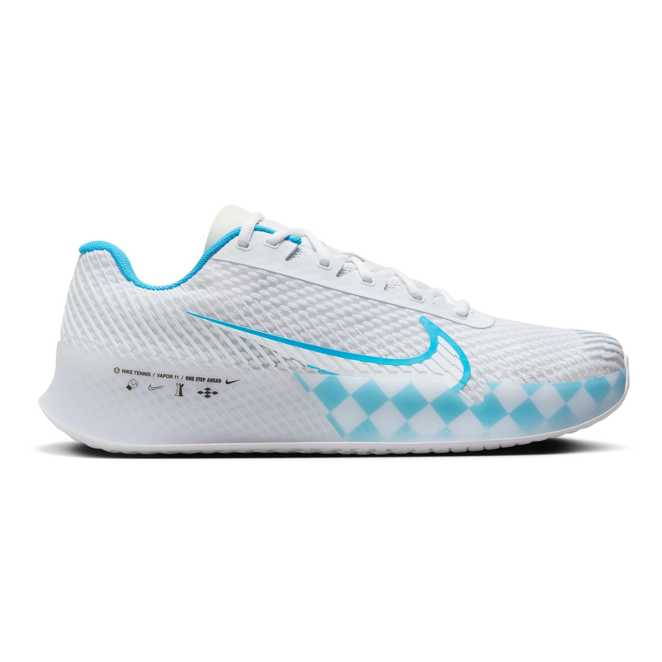 Zoom Vapor 11 All Court Shoe Men White Turquoise