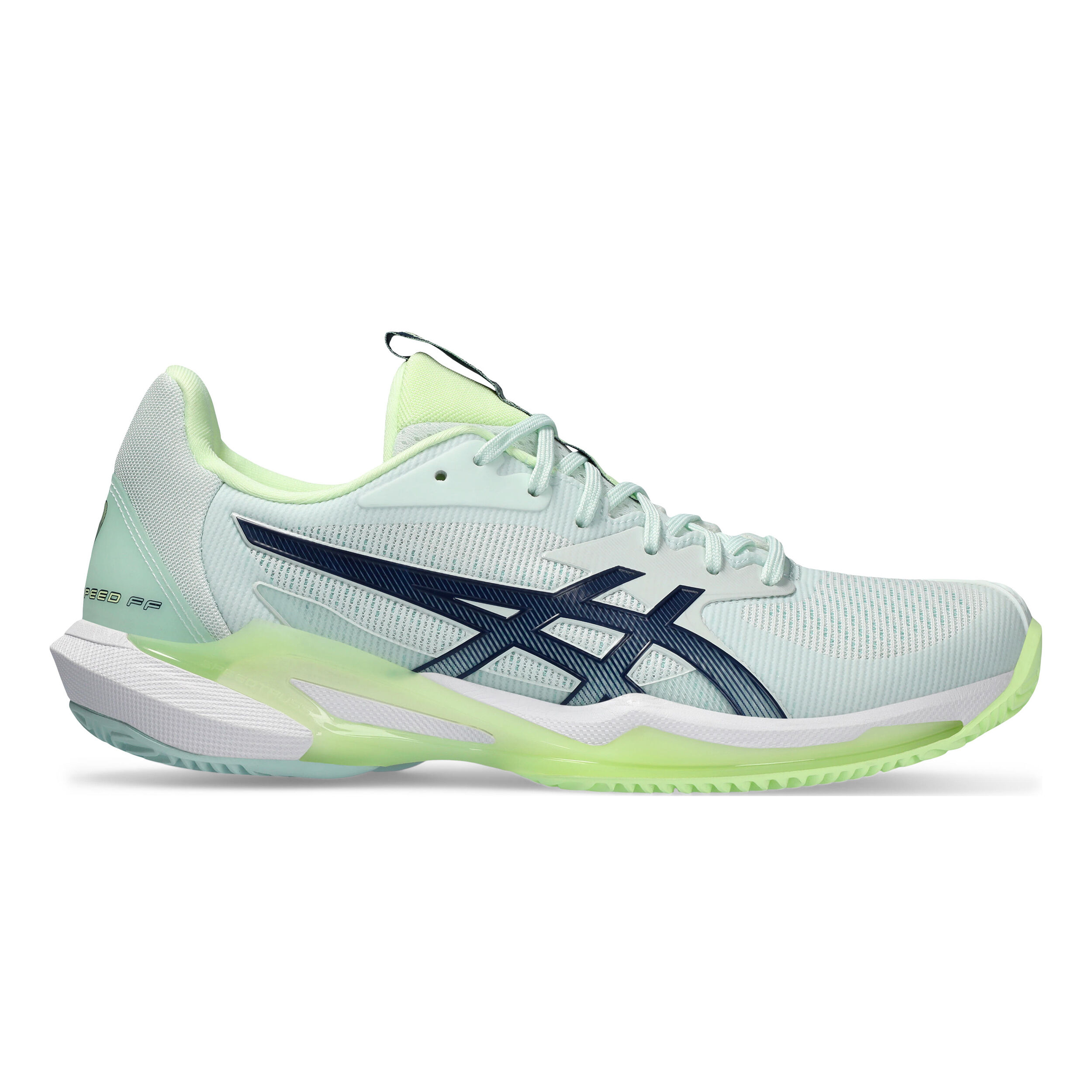 Buy ASICS Solution Speed FF 3 Clay Court Shoe Women Mint Dark Blue online Tennis Point COM