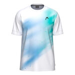 HEAD Clothing HEAD Topspin T-Shirt Men - turquoise, white