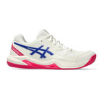 ASICS Tennis shoes ASICS Gel-Dedicate 8 Carpet Shoe Women-Cream,Dark Blue