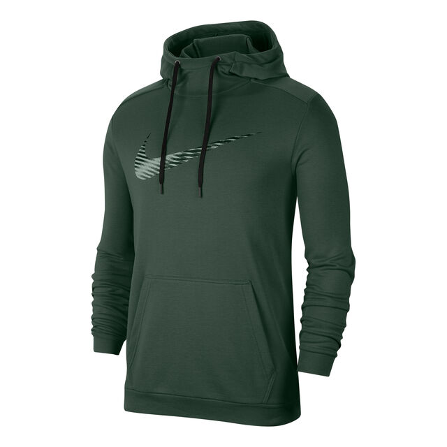 Buy Nike Dry Swoosh Hoody Men Dark Green, Green online | Tennis Point COM