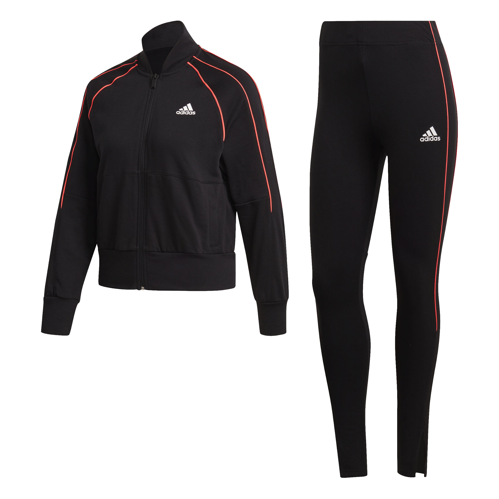 Black and red tracksuit sale womens