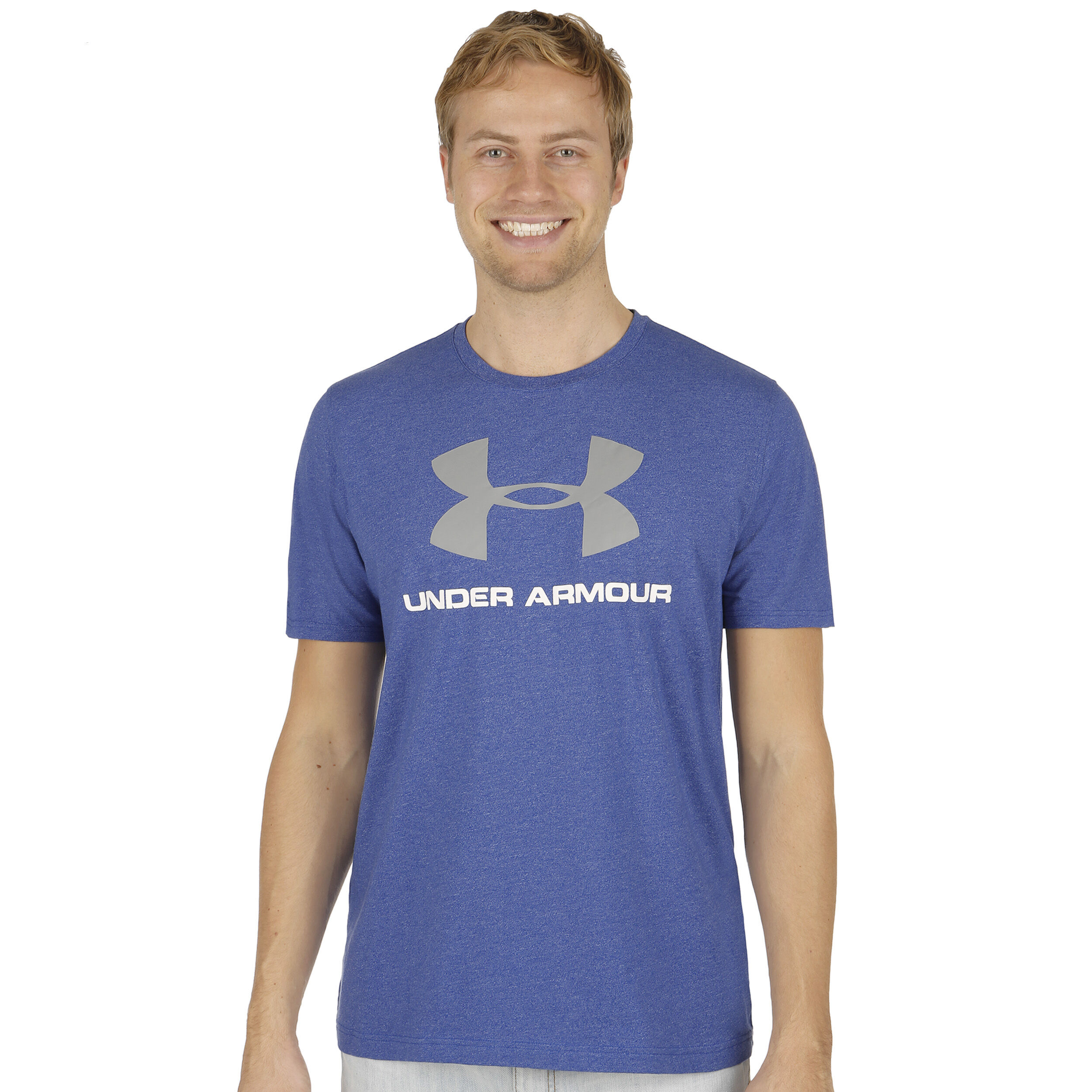 Buy Under Armour Charged Cotton Sportstyle Logo T Shirt Men Blue White online Tennis Point COM