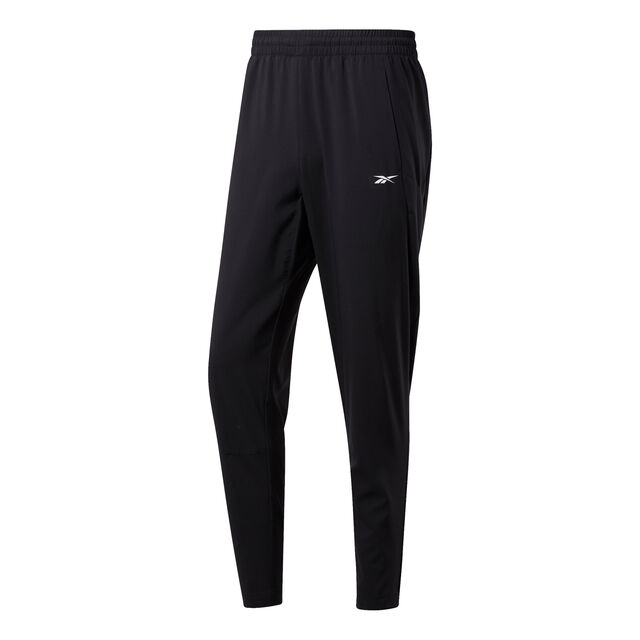 buy Reebok Workout Woven Training Pants Men - Black, White online ...