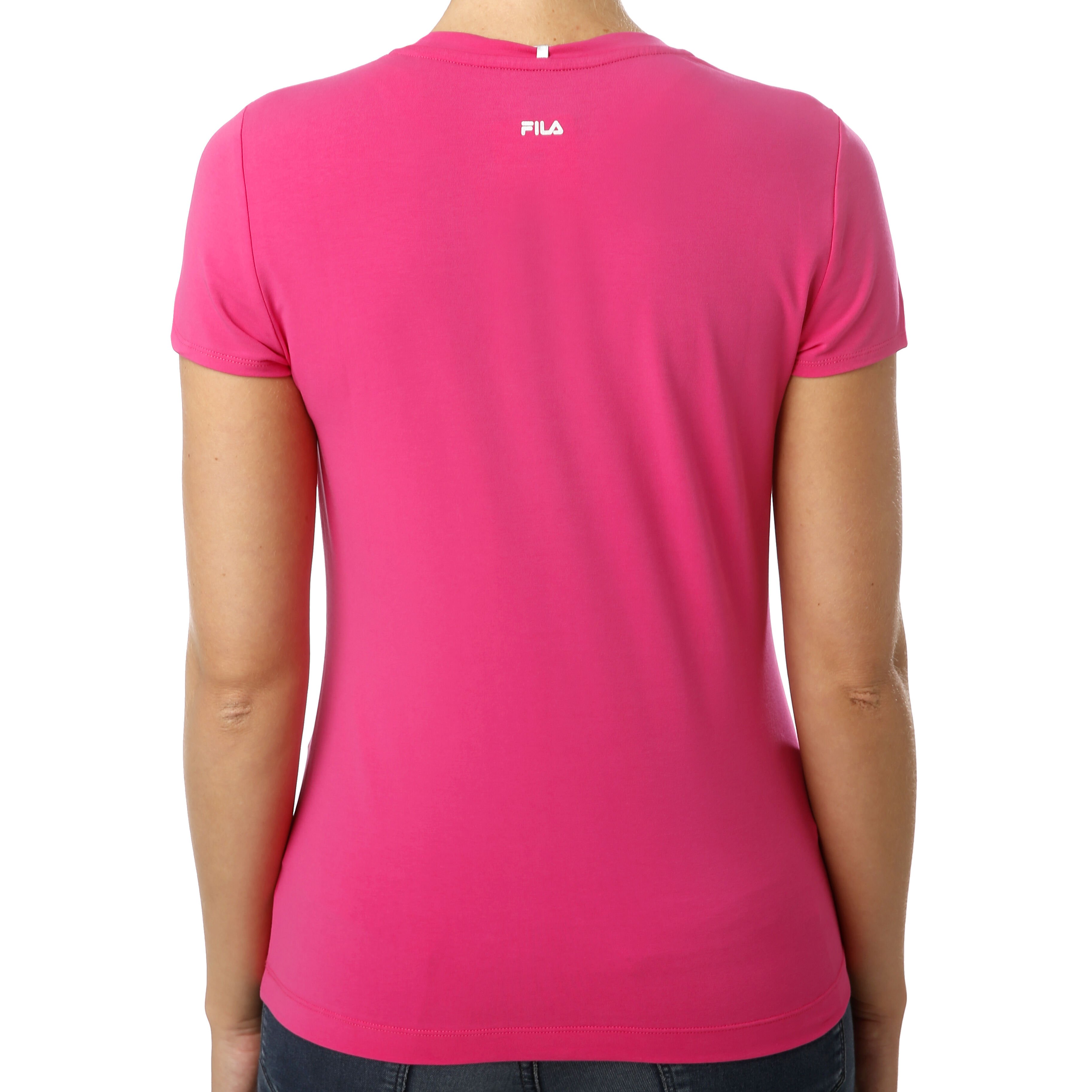 Hot pink fila shirt clearance