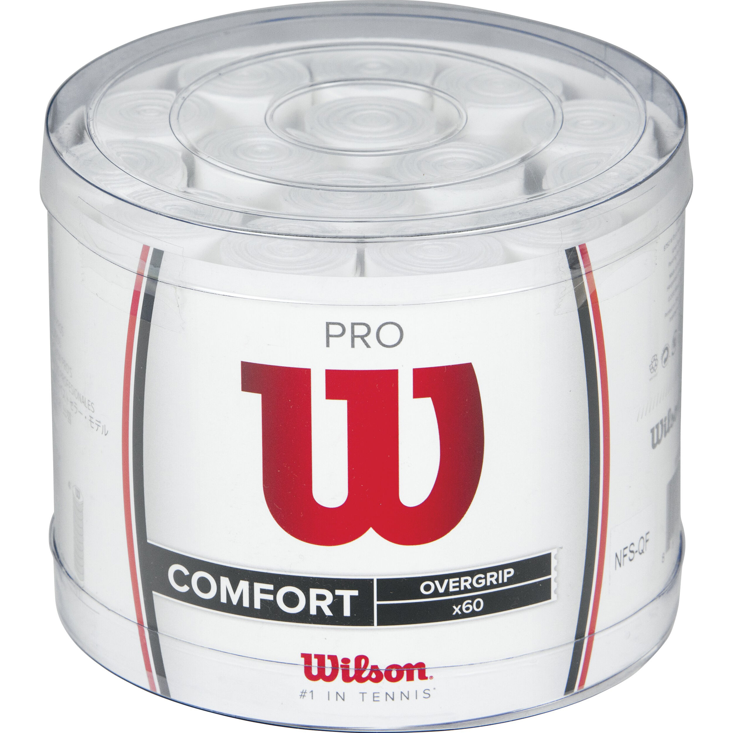 New Wilson Pro Overgrip 30 Pack Tennis Over Grip White Comfort 