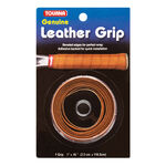 Tourna Replacement grips Tourna Genuine Leather 1 Pack-Brown