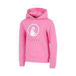 Quiet Please T-Shirt Quiet Please Crushaseline Logo Hoody Girls-pink, white