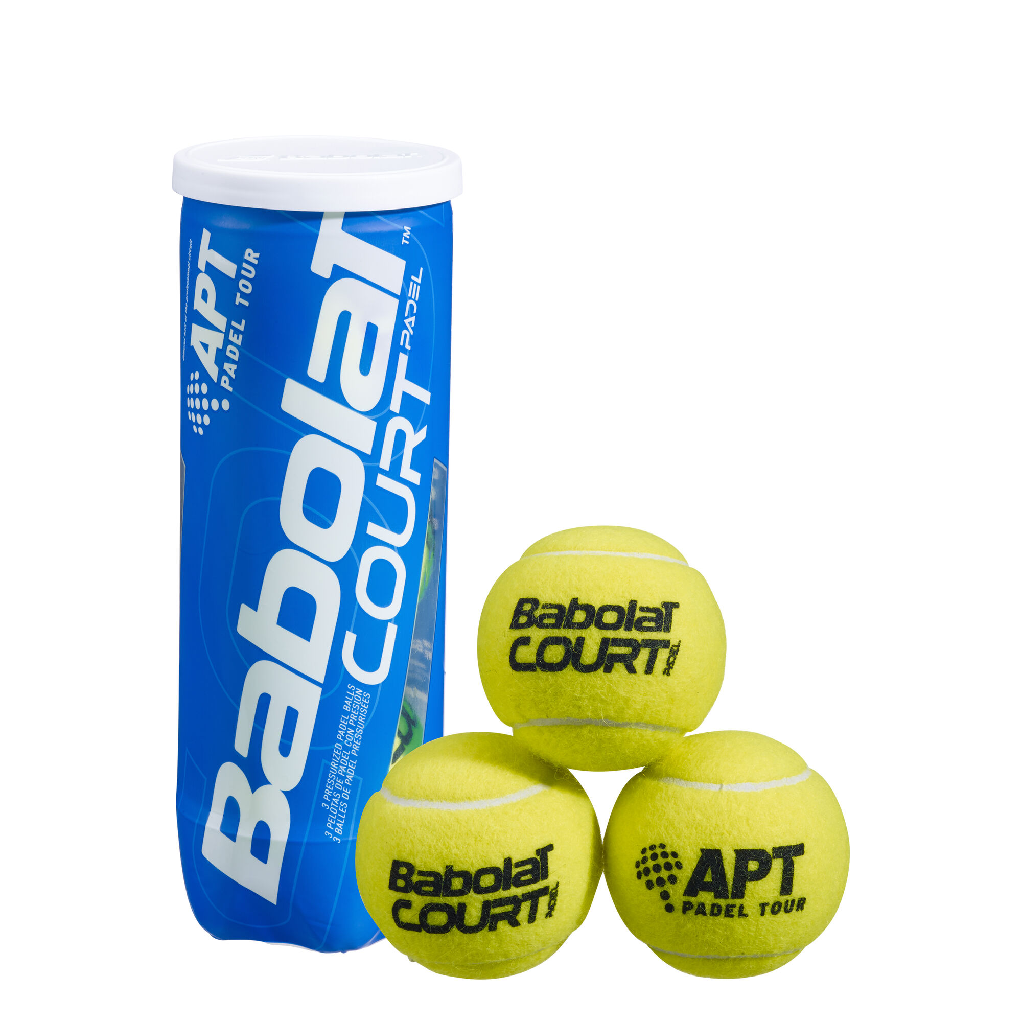 Balles de Padel Tour Babolat - Tube de 3 balle compétition