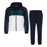 Sergio Tacchini Clothing Sergio Tacchini Quarzo Tracksuit Men - dark blue, white