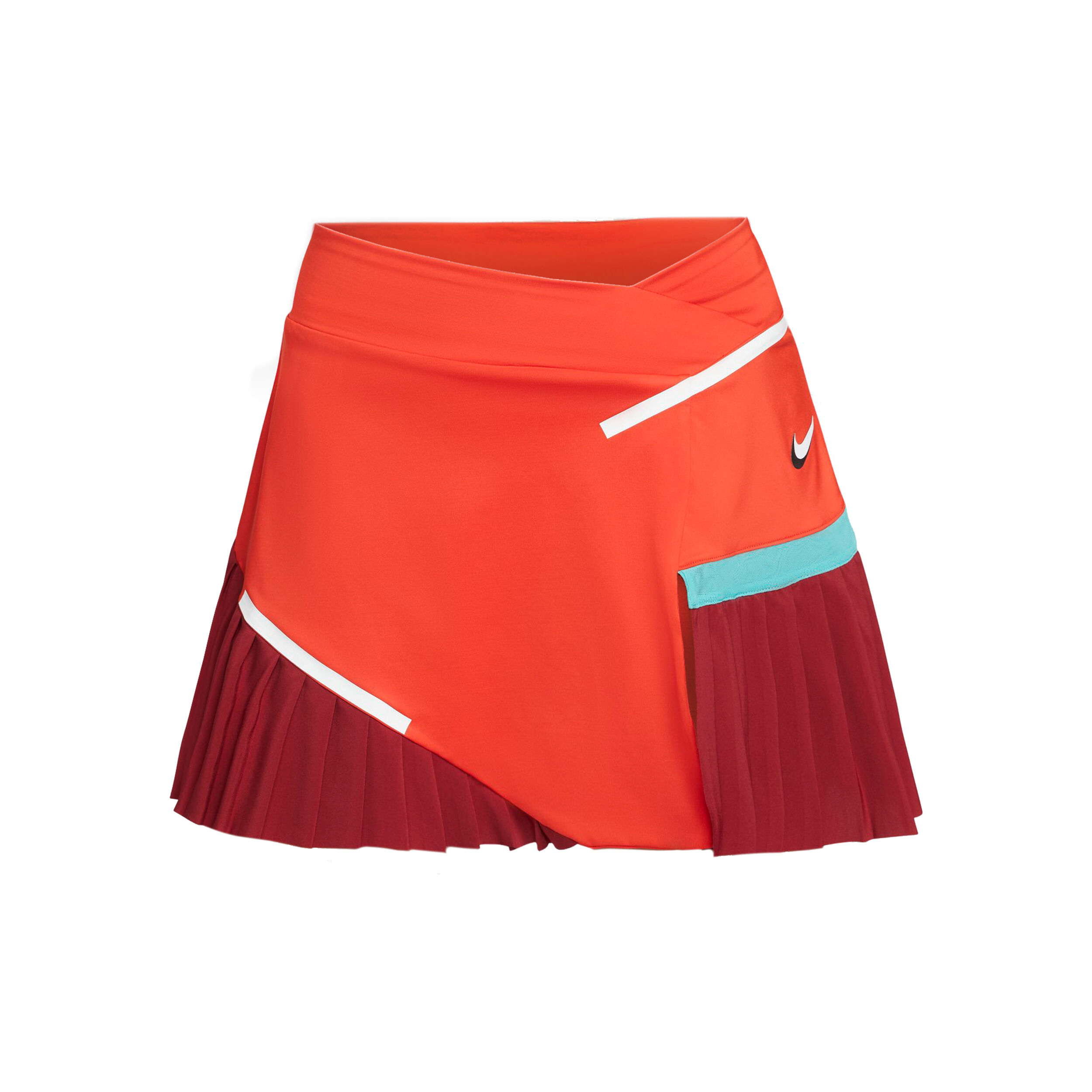 nike orange tennis skirt