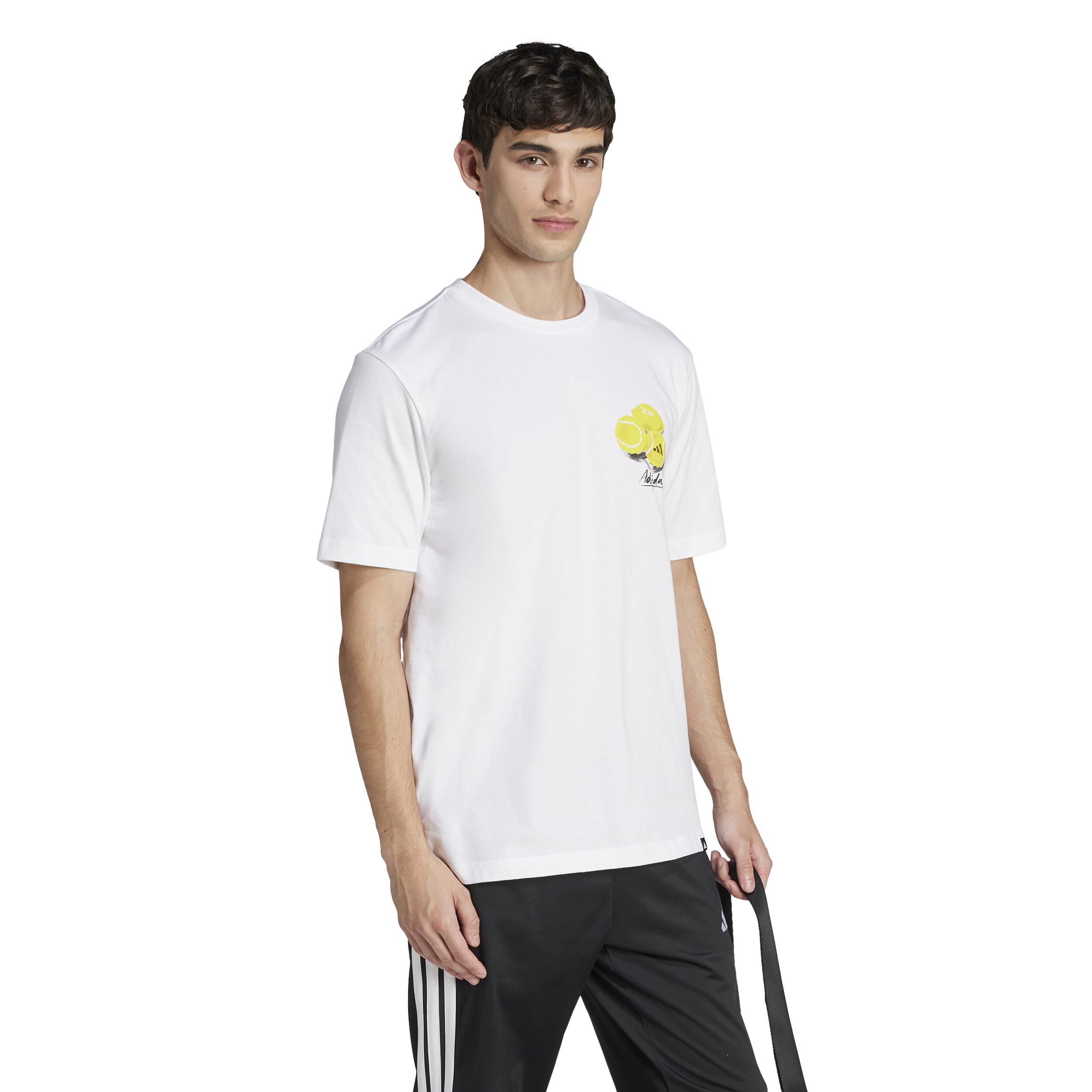 ☆Adidas☆Originals Tennis Graphic Tee White adidas Originals Graphic Tee Shirt - White | Midwest Racquet