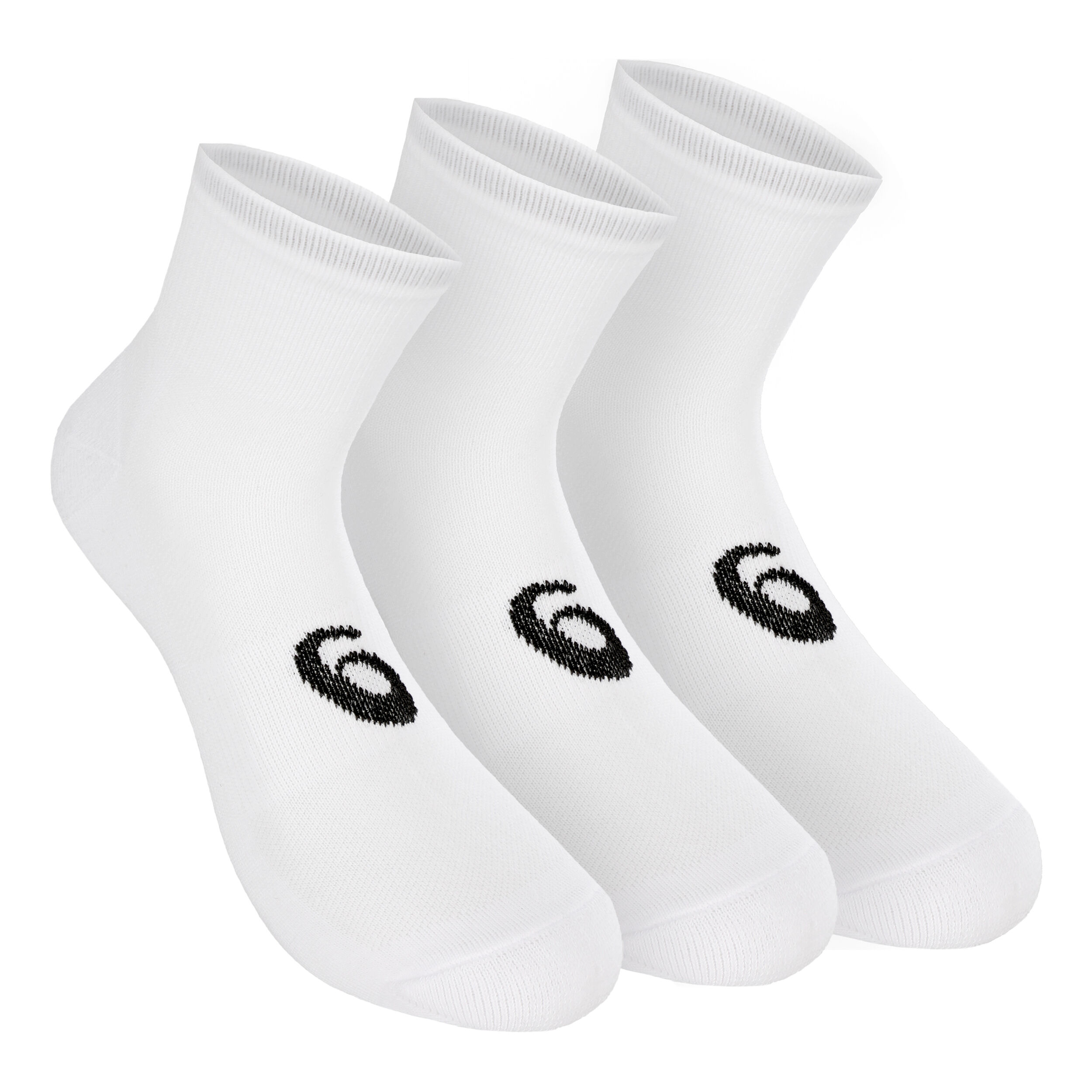 Buy ASICS Quarter Sports Socks 3 Pack White, Black online