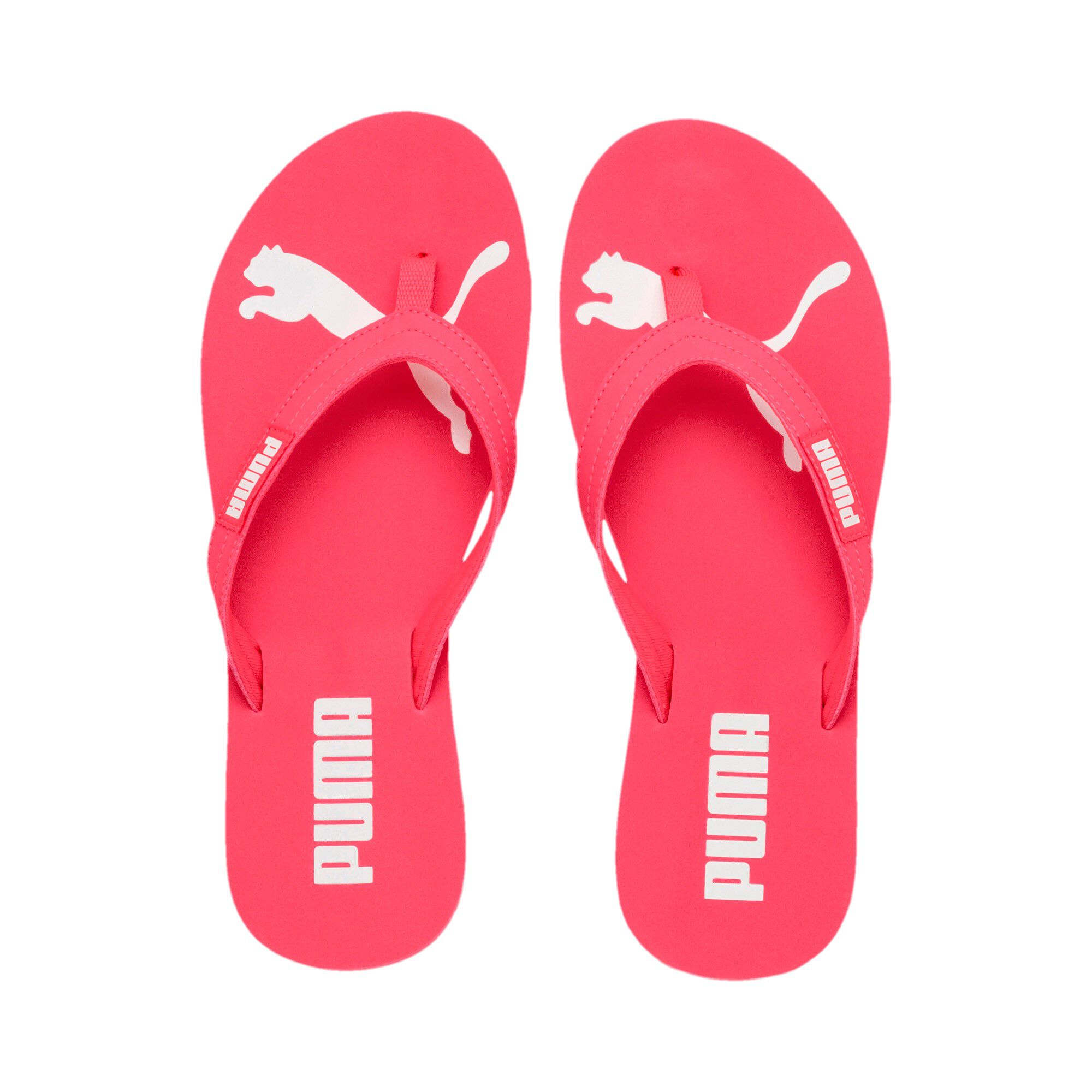 Puma flip flops pink discount