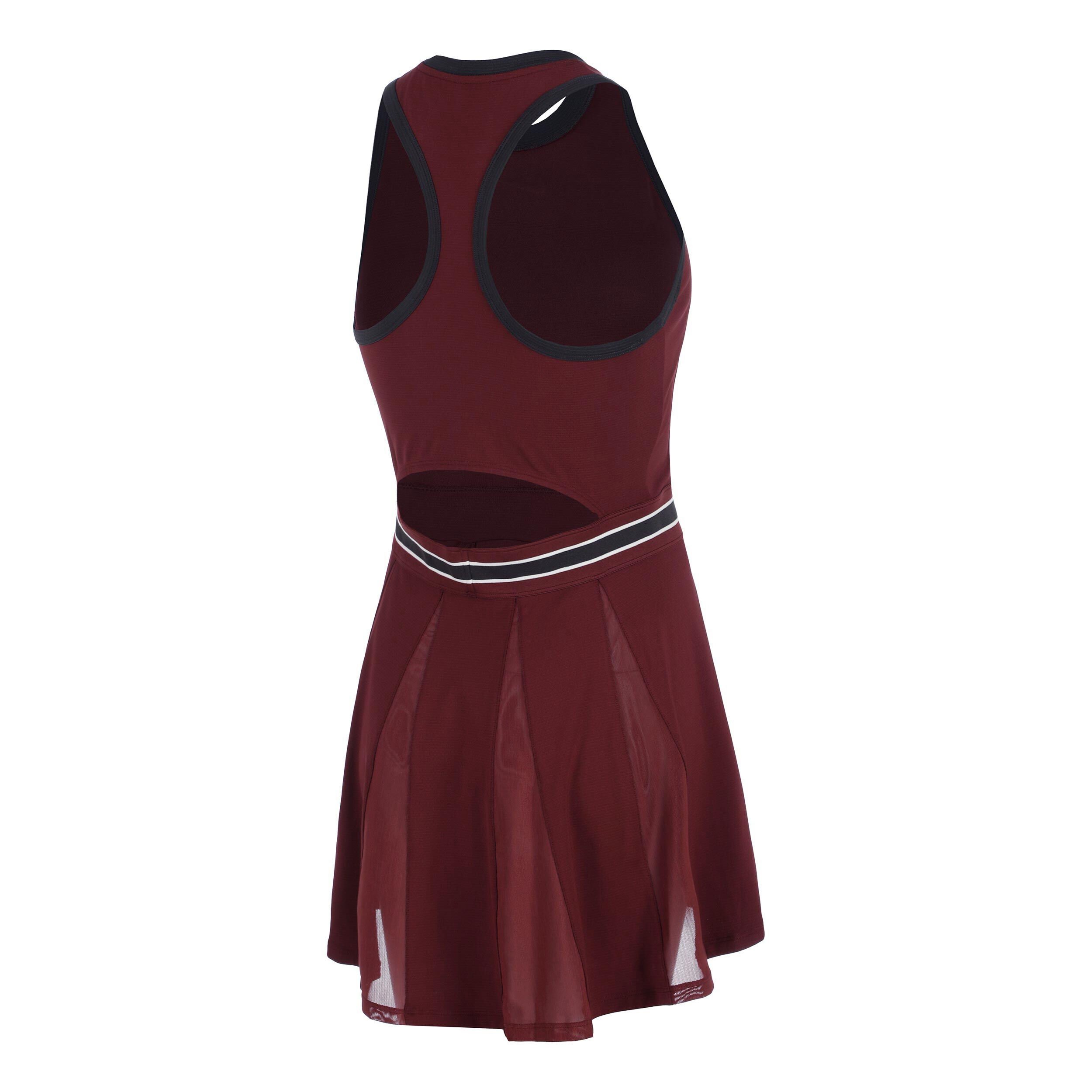 Nike Court Dri-FIT Slam Dress Women Dark Red | Tennis-Point