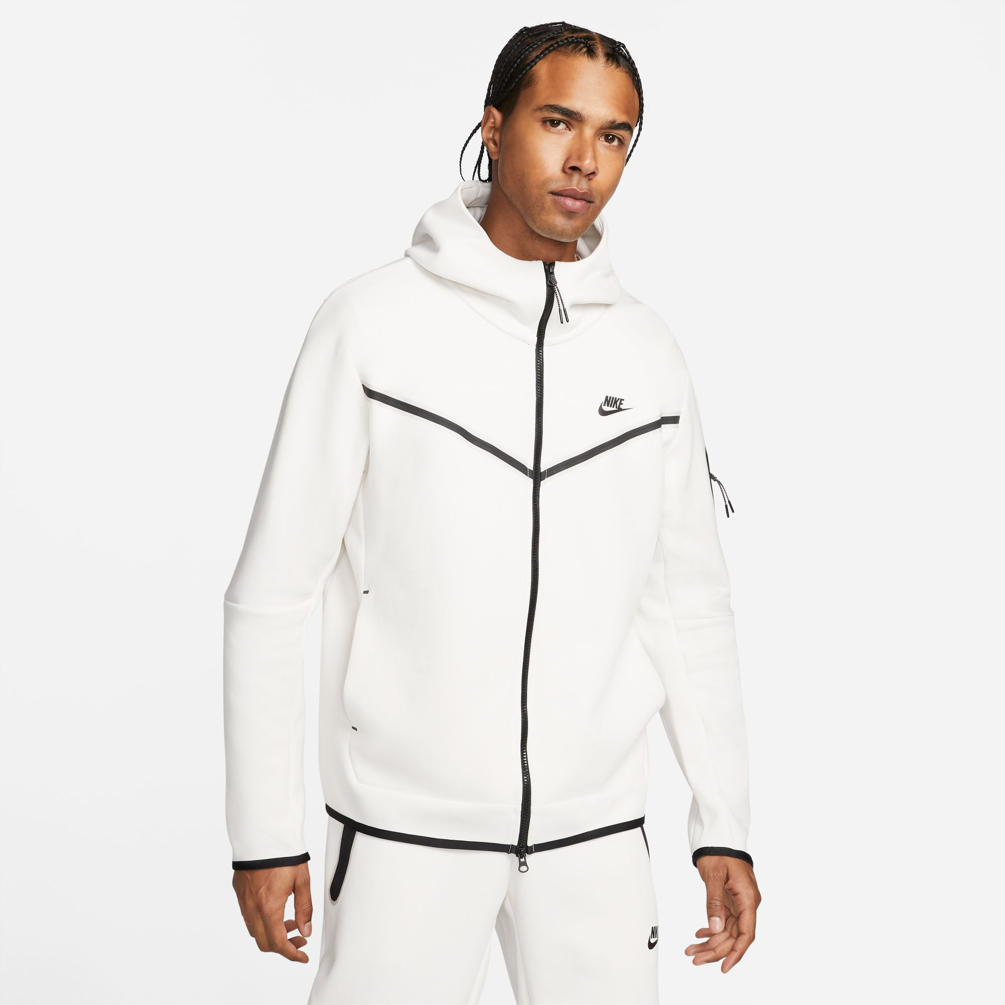 Black and on sale white tech fleece