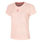 Quiet Please Tennis apparel Quiet Please Endlessly Spin T-Shirt Women-Pink