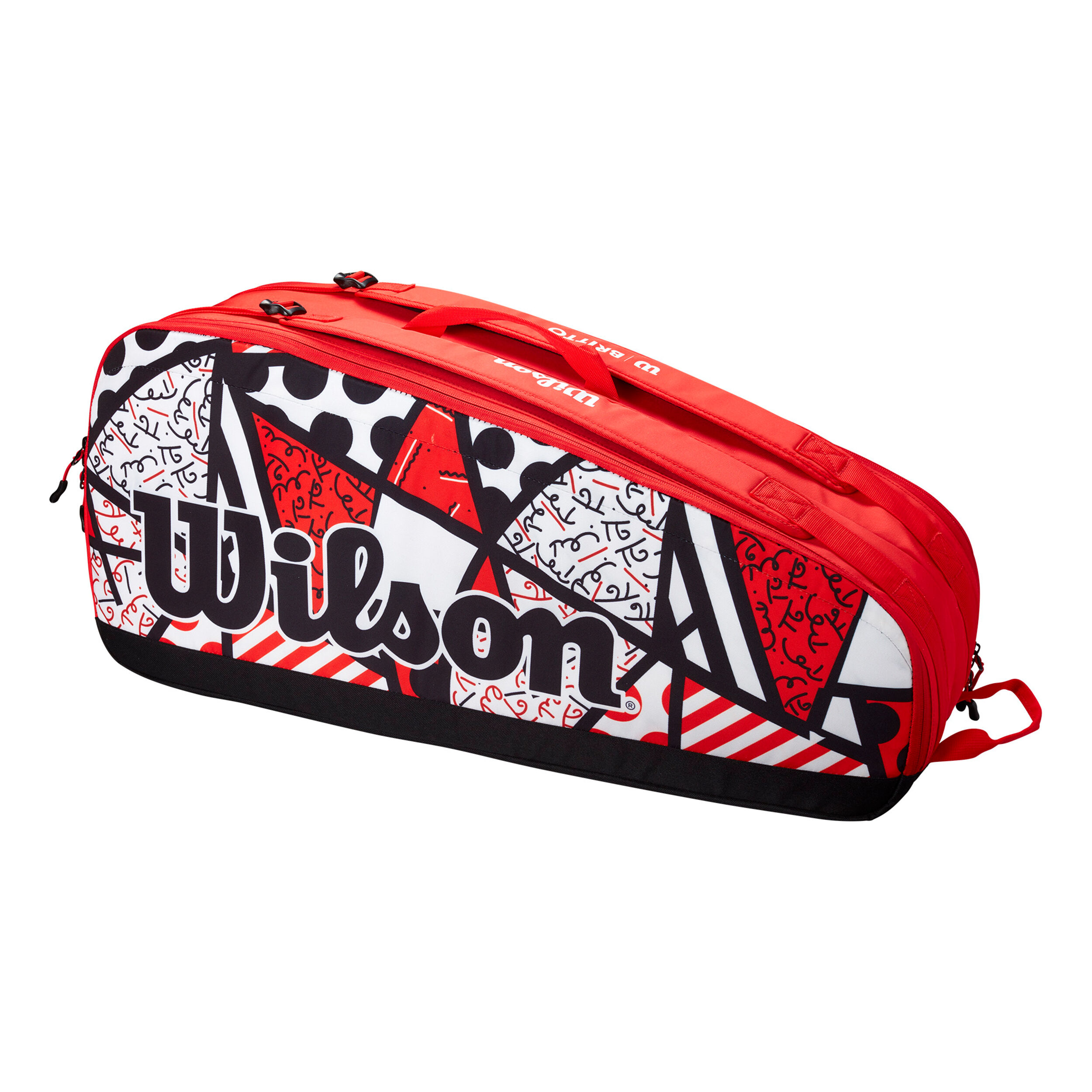 Buy Wilson Tour Romero Britto Racket Bag 6 Pack Multicoloured