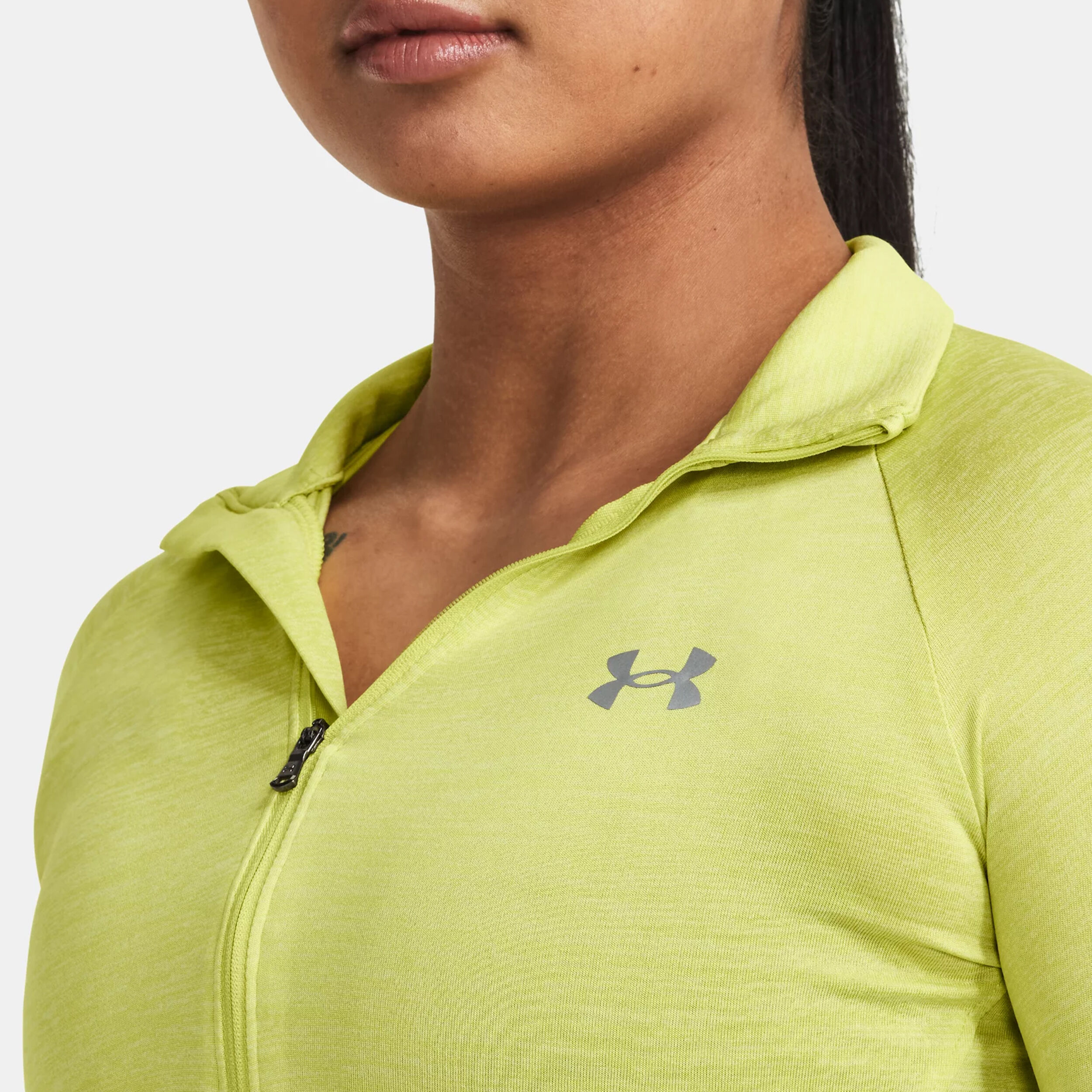Buy Under Armour Tech Half-Zip Twist Long Sleeve Women Neon