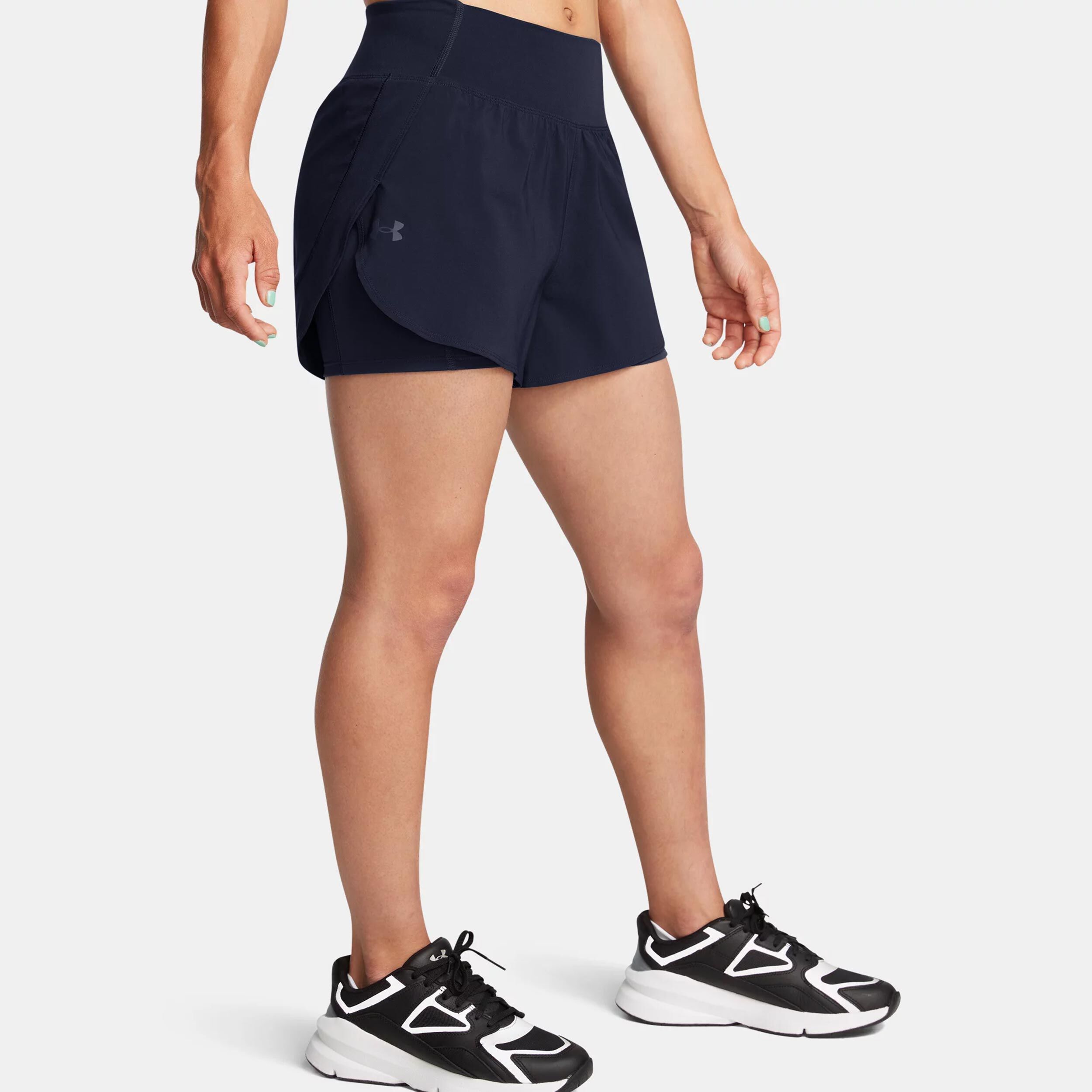 Flex Woven 2 in 1 Shorts Women Blue