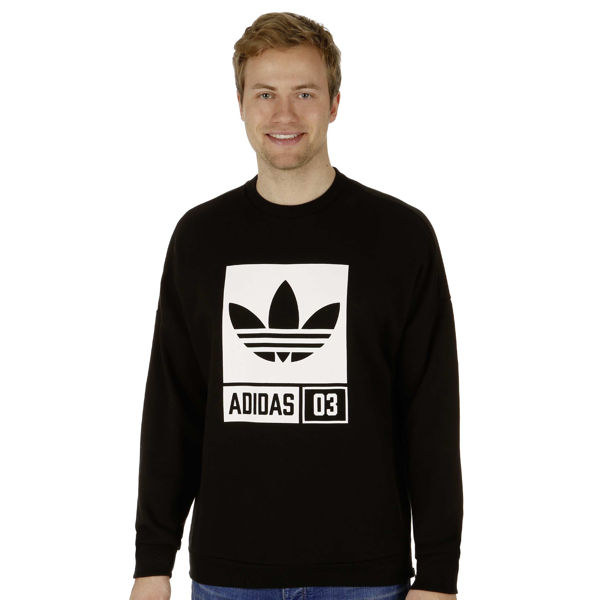 Buy adidas Originals Street Graphic Crew Long Sleeve Men Black