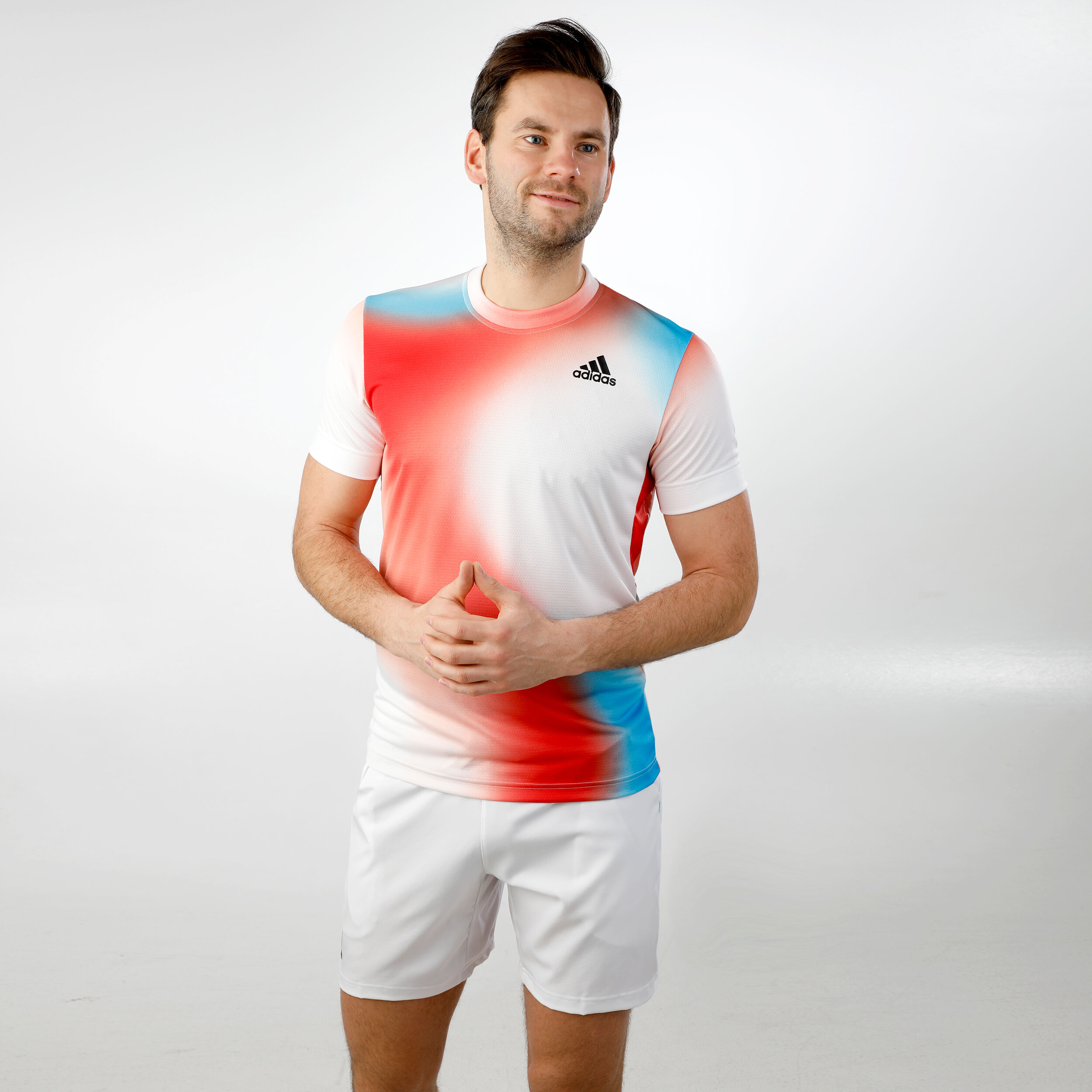 Buy adidas Melbourne T Shirt Men White Multicoloured online