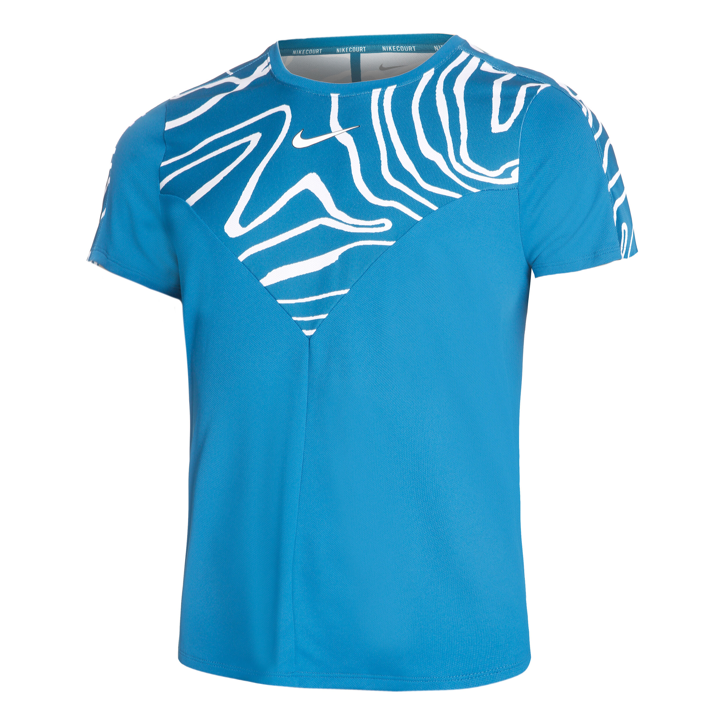 Buy Nike Dri-Fit Court Slam MB T-Shirt Men Petrol, White