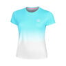 Crew Gradiant T-Shirt Girls-Turquoise,White