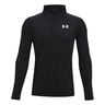 Tech 2.0 1/2 Zip Long Sleeve Boys-Black,White