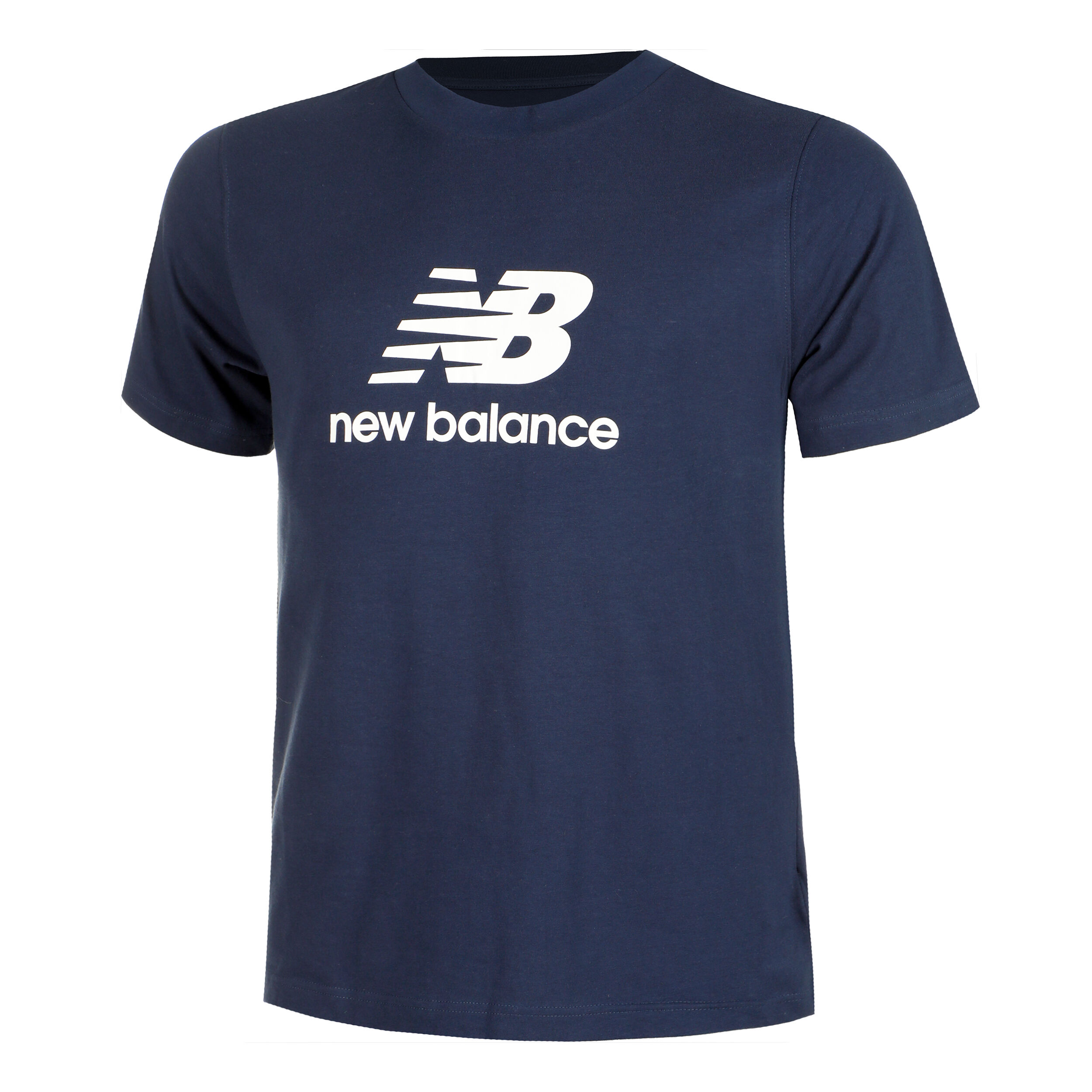 Stacked Logo Tee T Shirt Men Dark Blue
