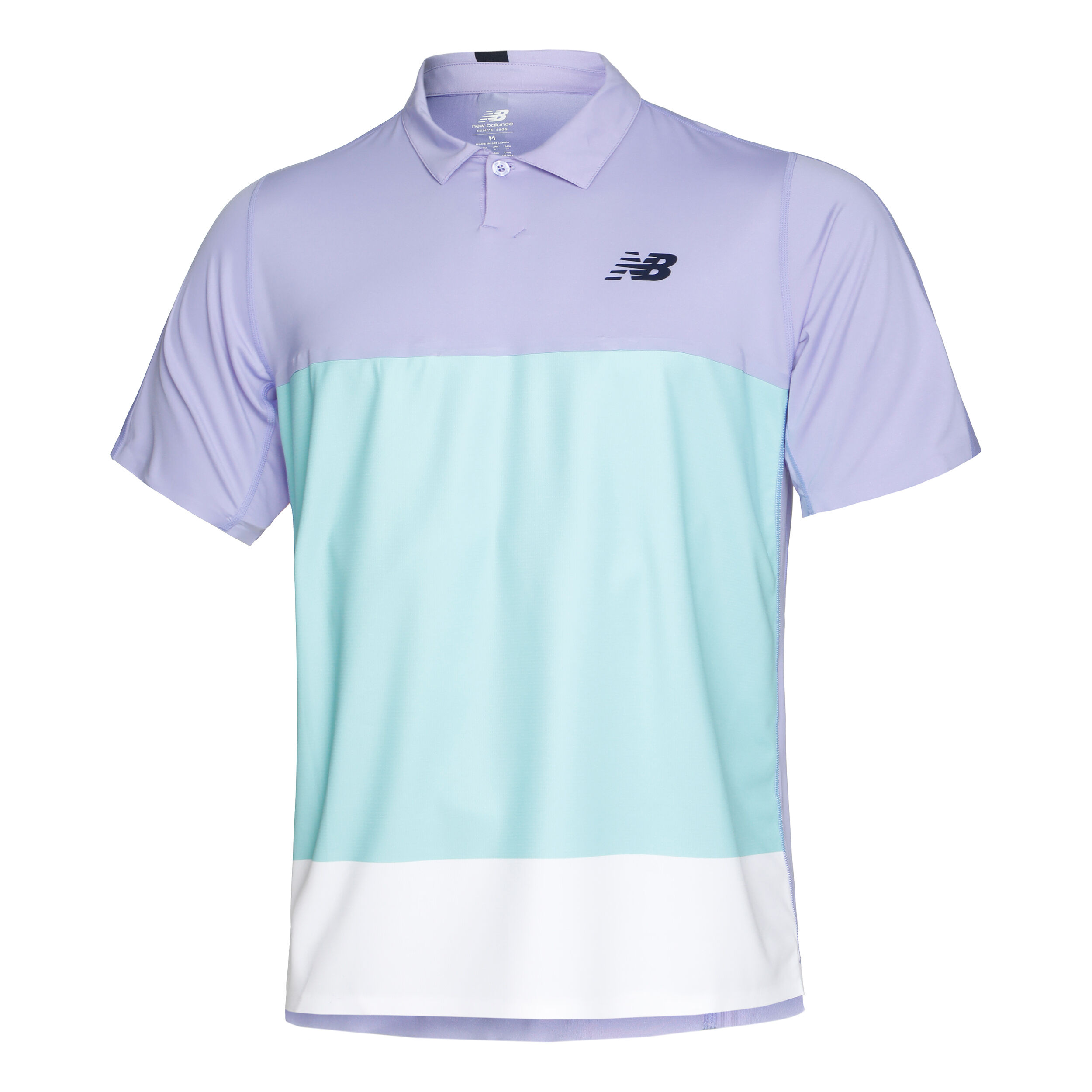 Buy New Balance Tournament Polo Men Mint Lilac online Tennis
