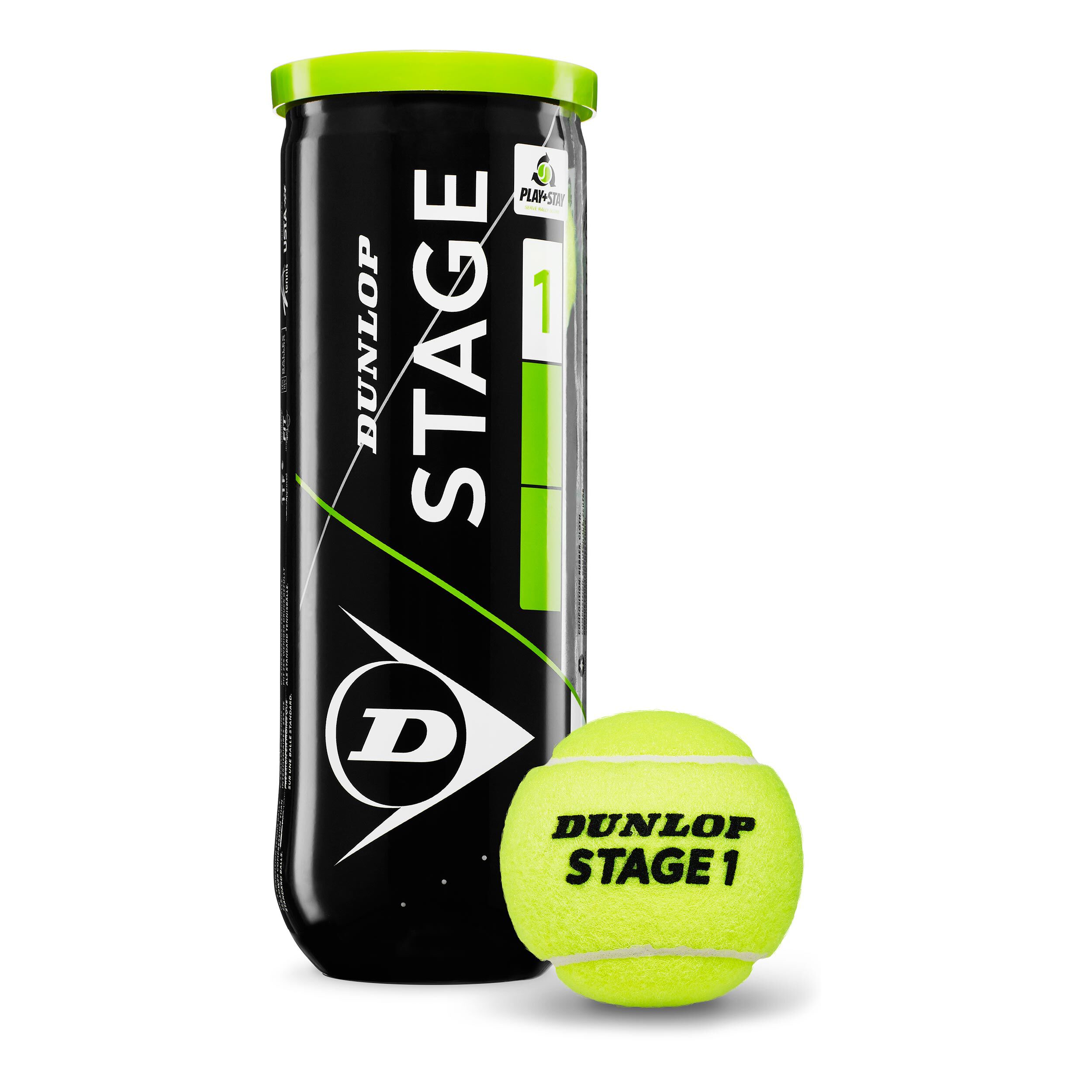 Dunlop Stage 1-3er Dose Tennis Balls 