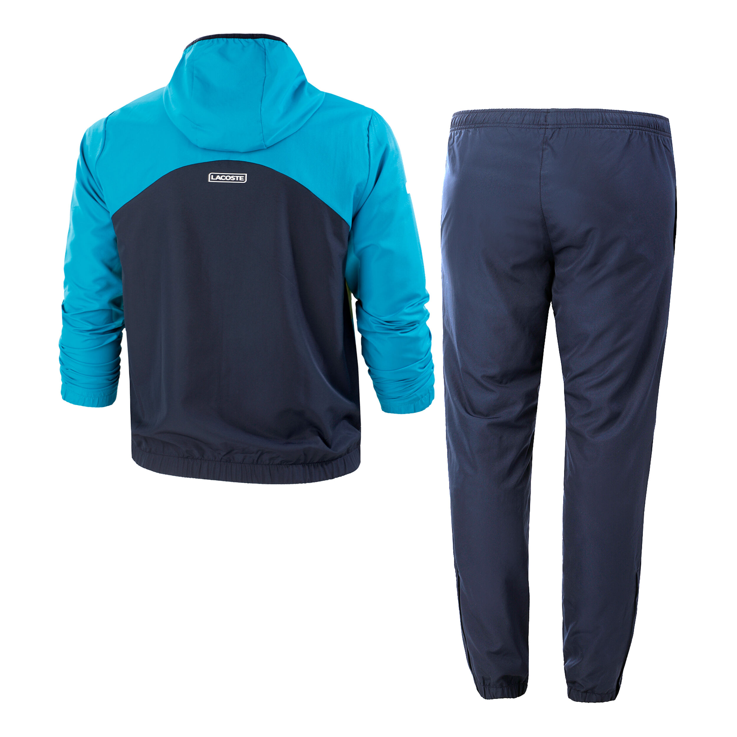 Buy Lacoste Tracksuit Men Turquoise Dark Blue online Tennis