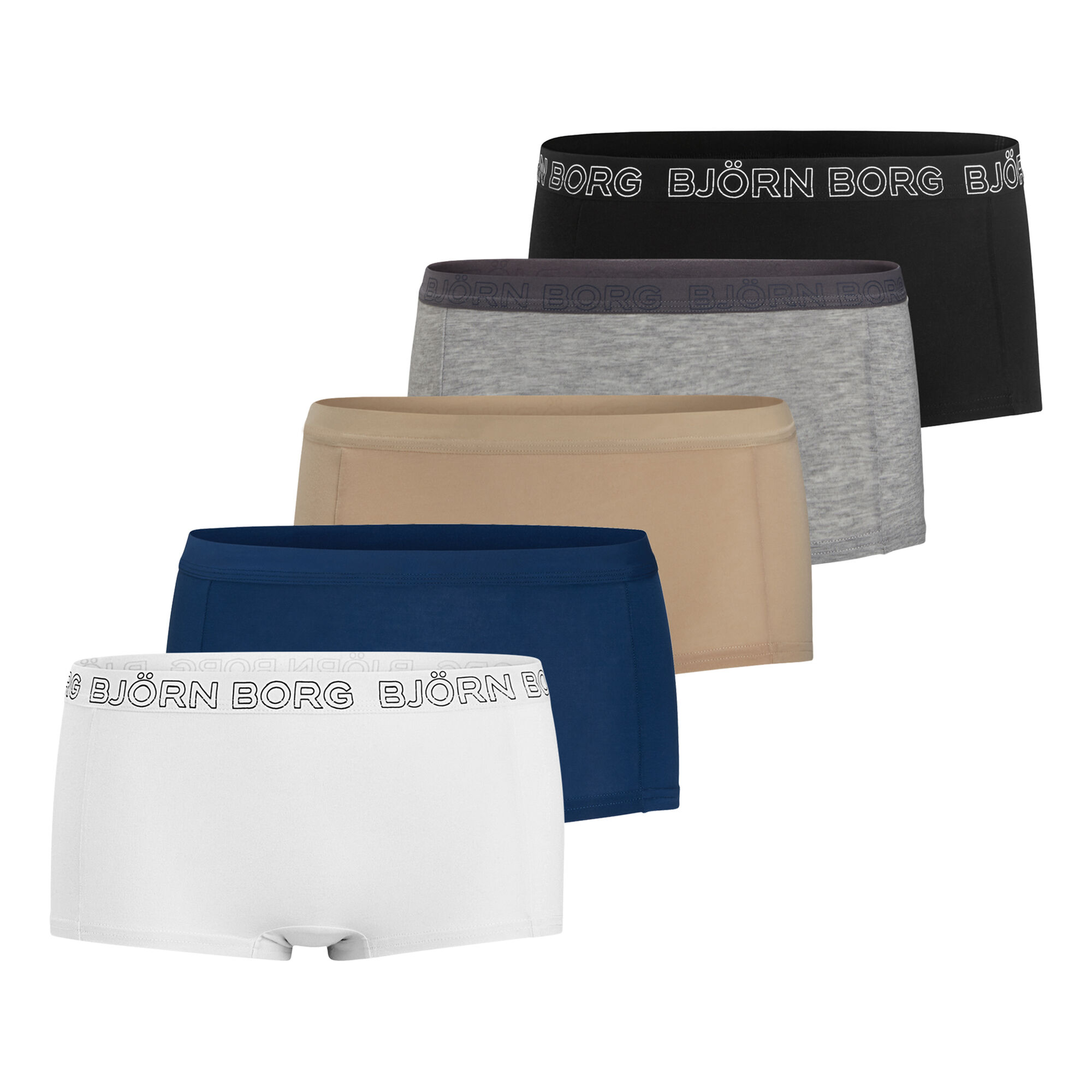 Graag gedaan condoom te veel buy Björn Borg Mia Mini Shorts 5 Pack Women - Black, White online |  Tennis-Point