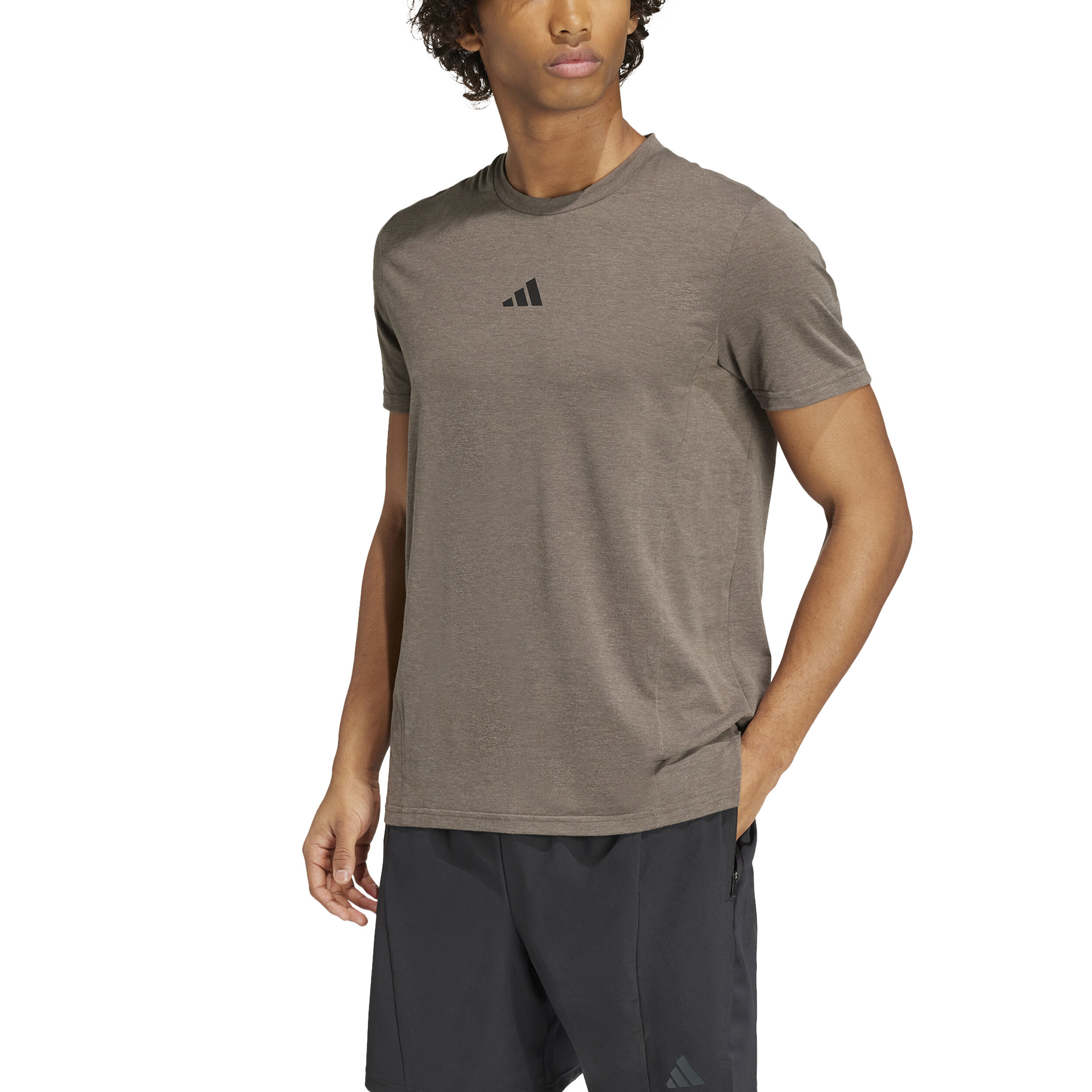 Designed 4 Training T Shirt Men Khaki