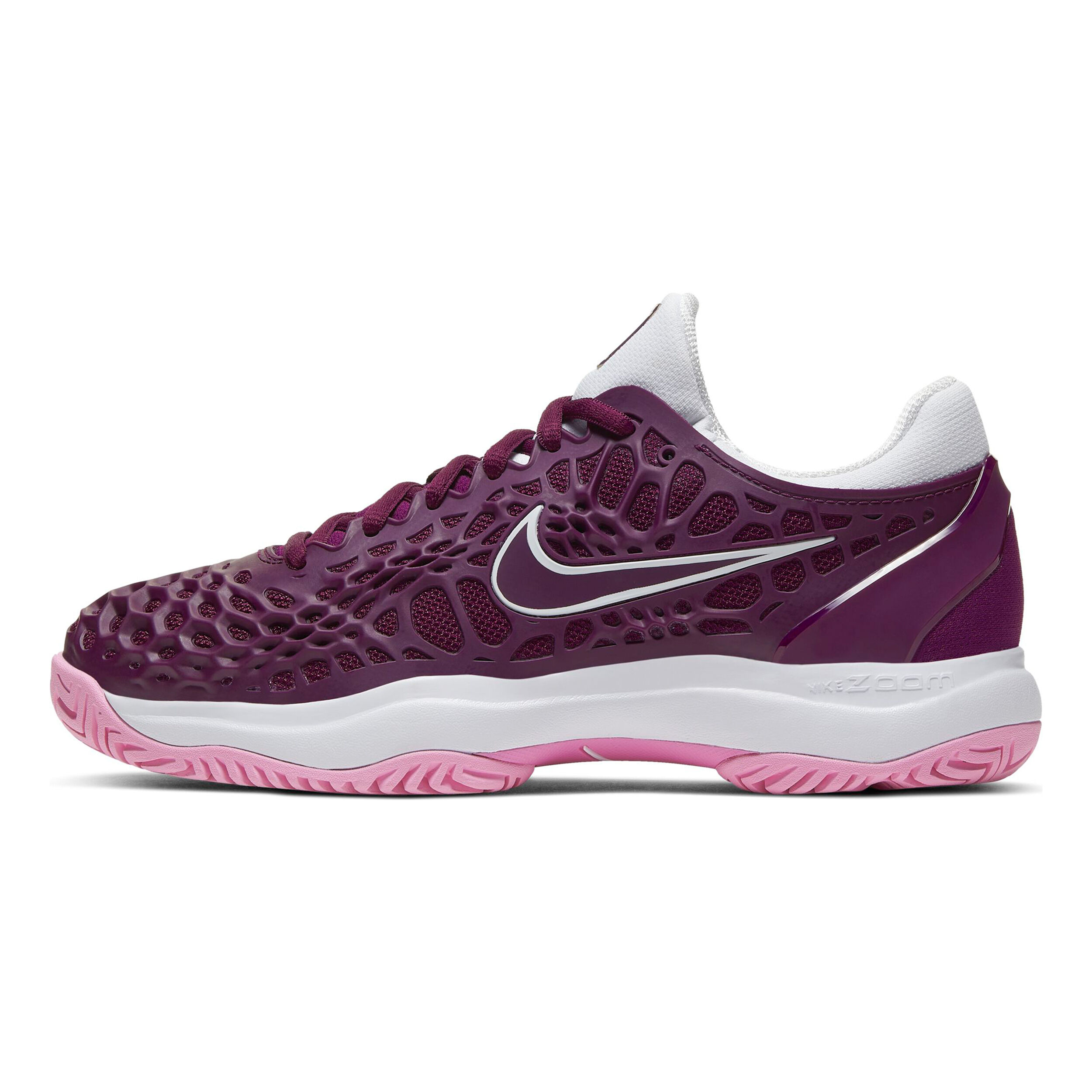 Buy Nike Zoom Cage 3 All Court Shoe Women Berry White online