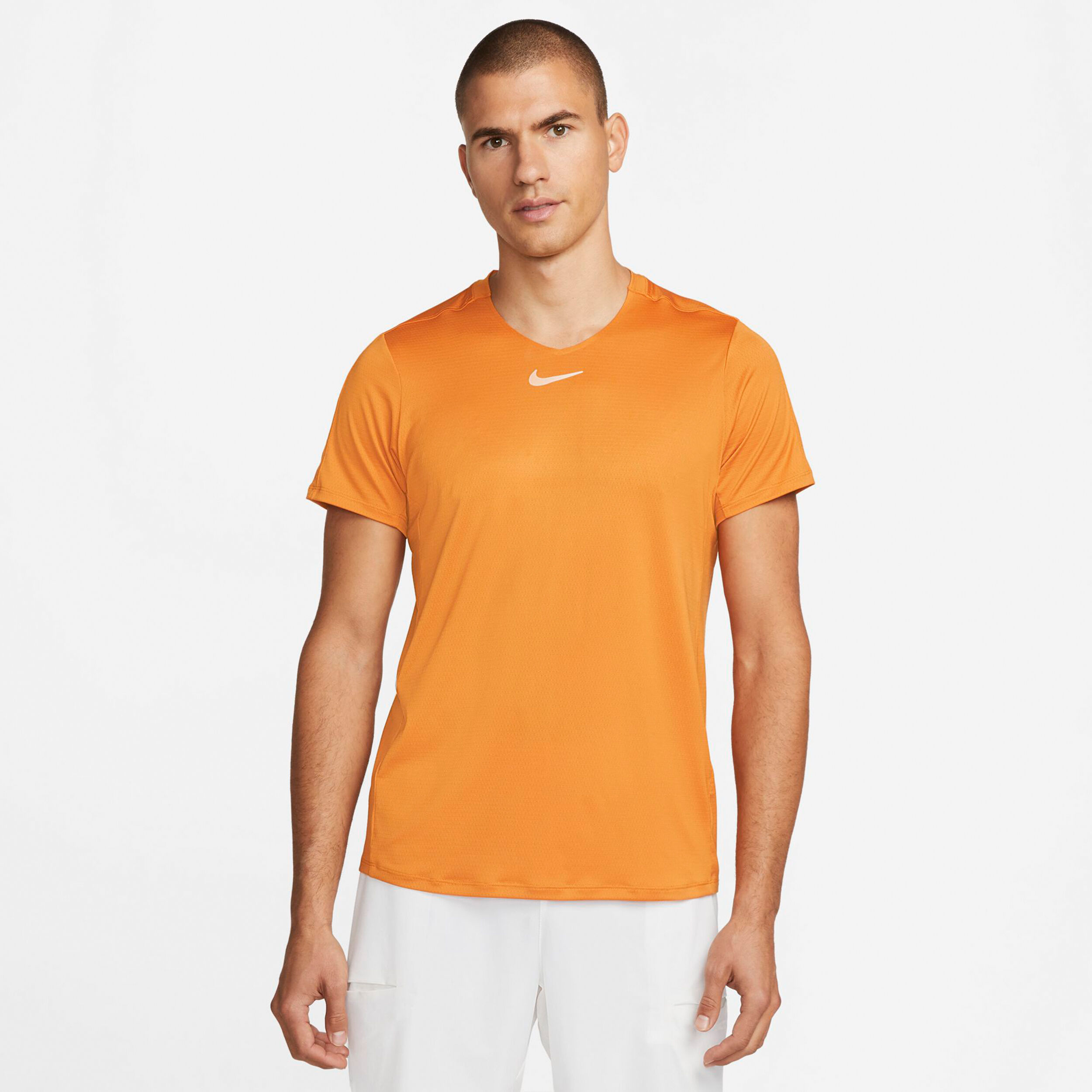 Nike tennis hot sale shirt orange