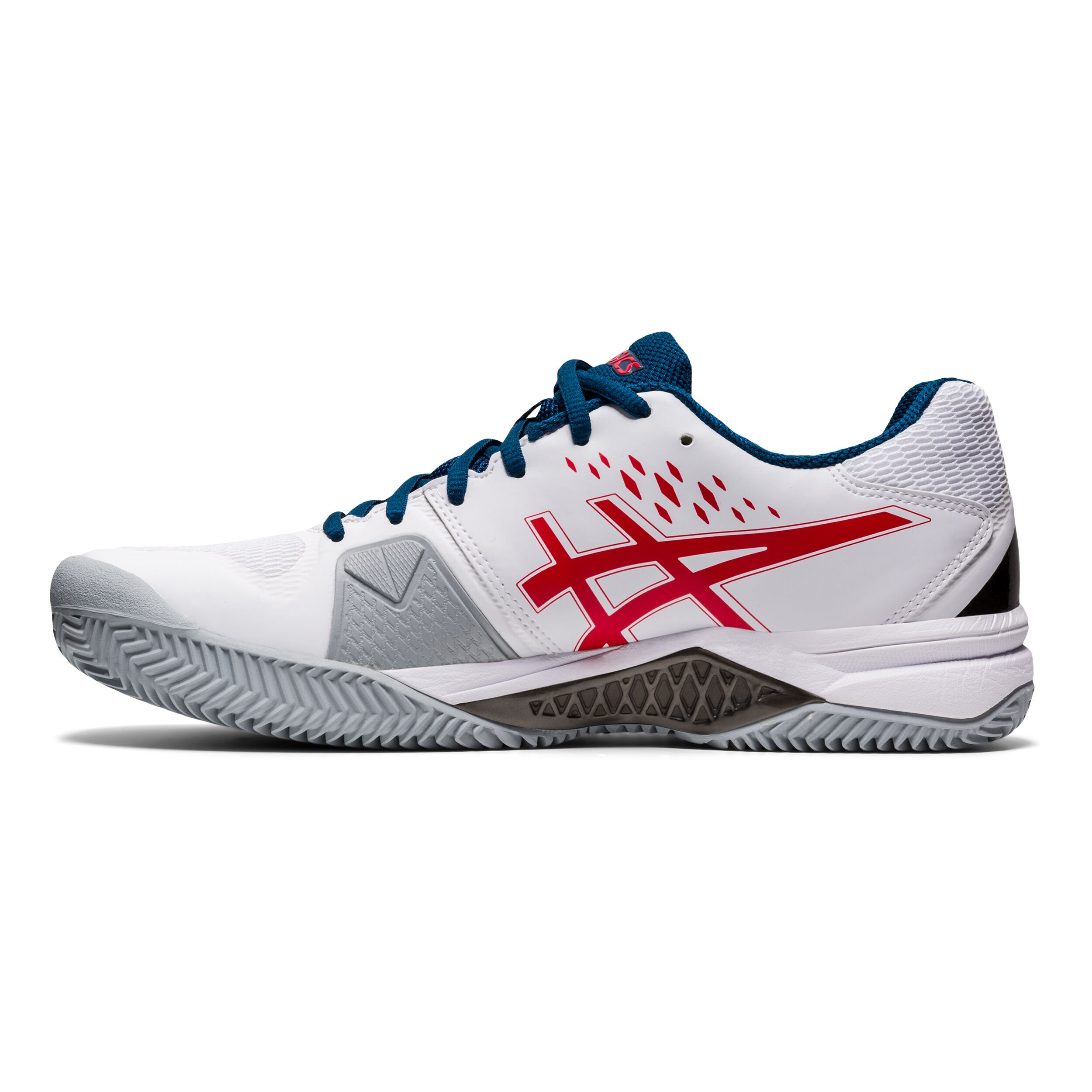 Gel Challenger 12 Clay Court Shoe Men White Red