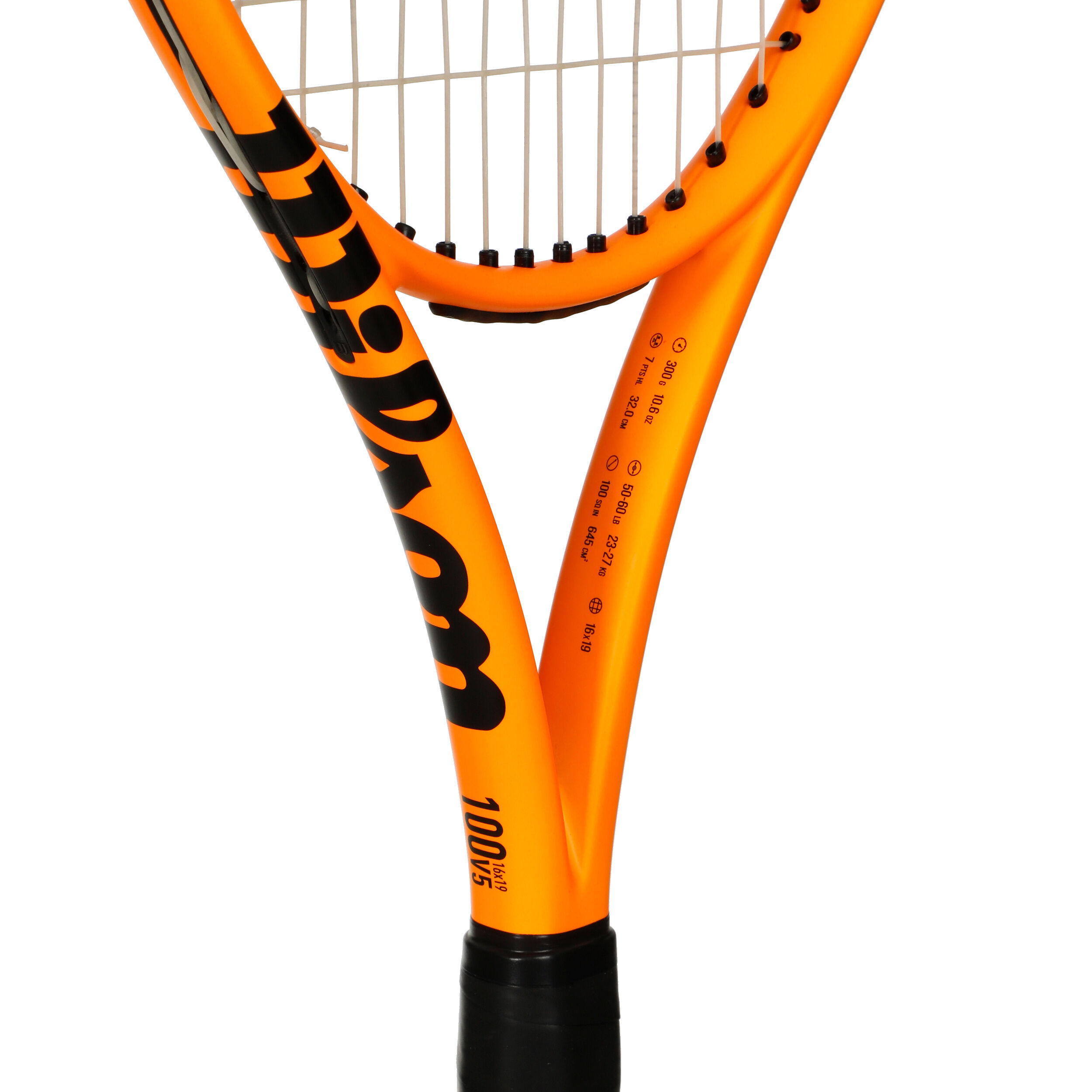 Wilson Burn 100 V5 Bright Neon Orange | Tennis-Point