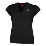 BIDI BADU Clothing BIDI BADU Crew V-Neck T-Shirt Women-Black