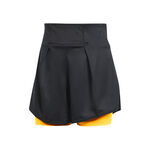 adidas Shorts adidas Match Pro 3in Ball Shorts Women-Black,Orange